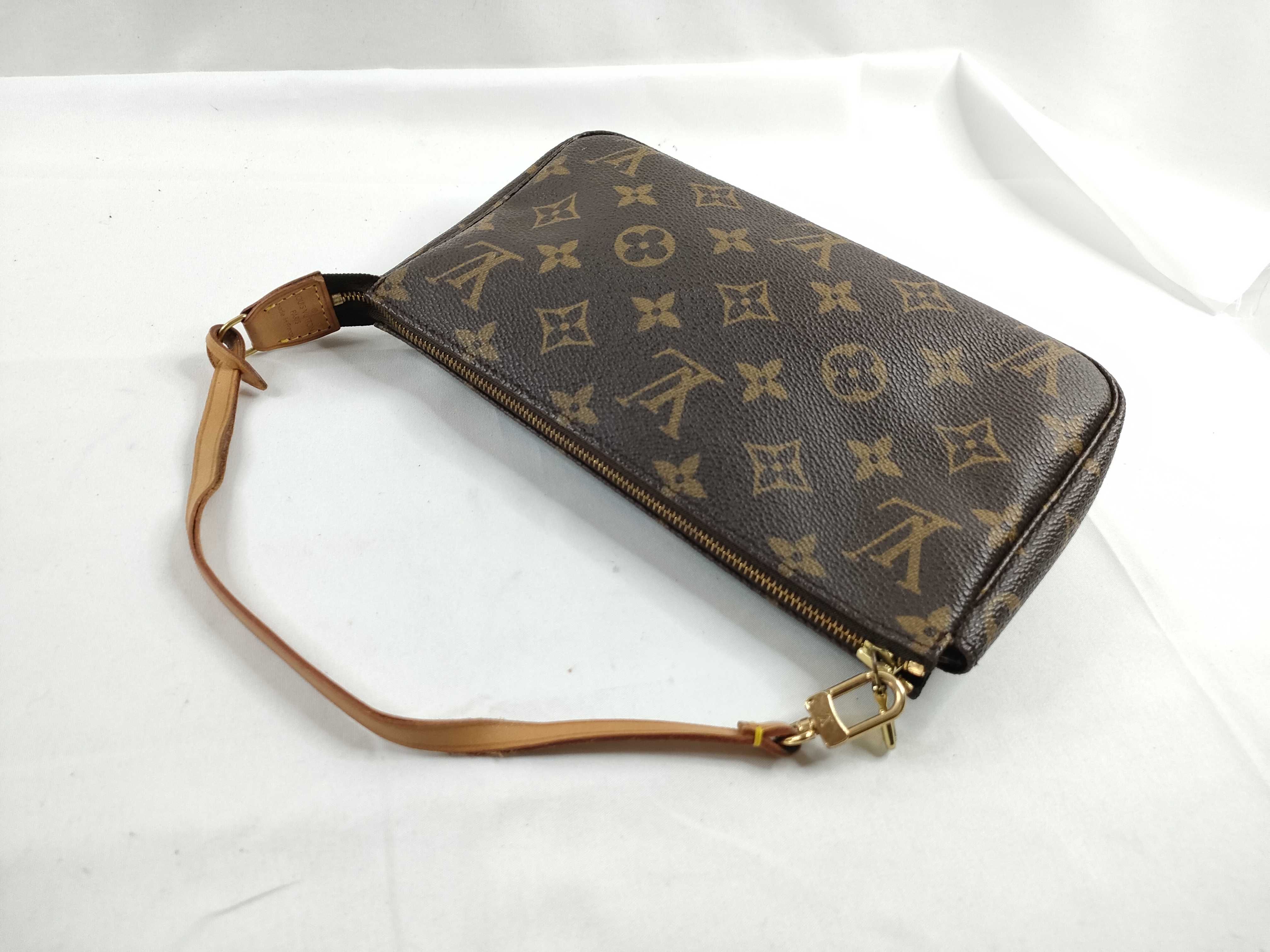 Monogram Pochette Accessoires M51980 Brown Handbag — view 6