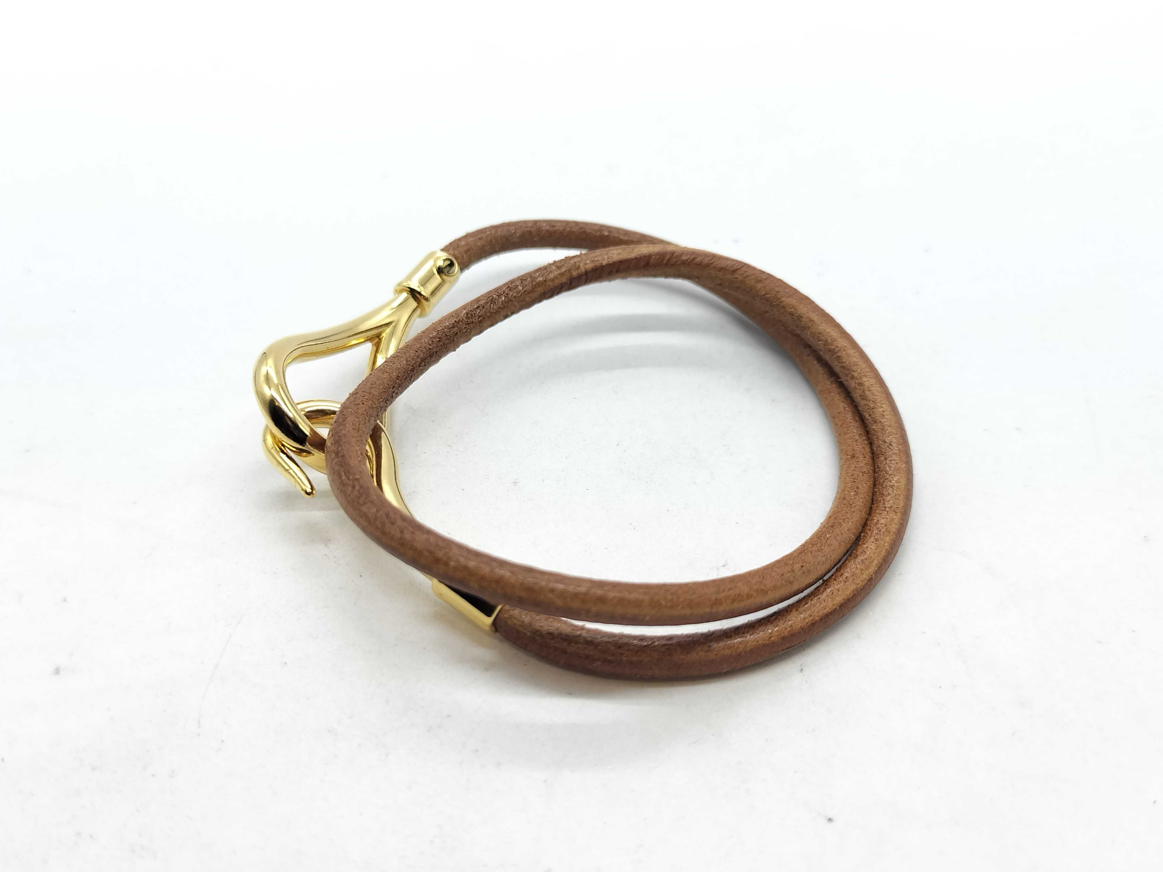 Jumbo Leather Bracelet/Bangle — view 2