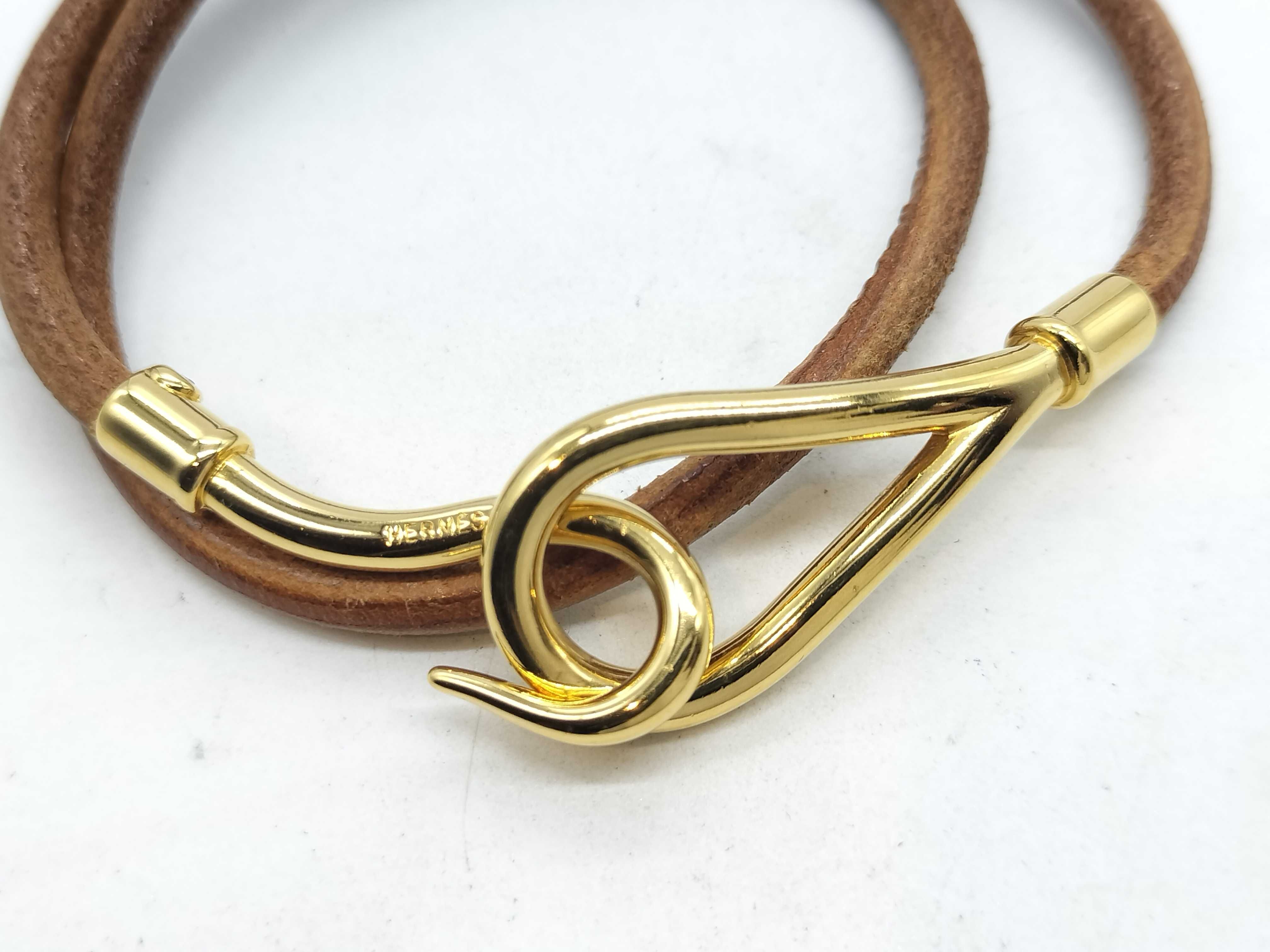 Jumbo Leather Bracelet/Bangle — view 3