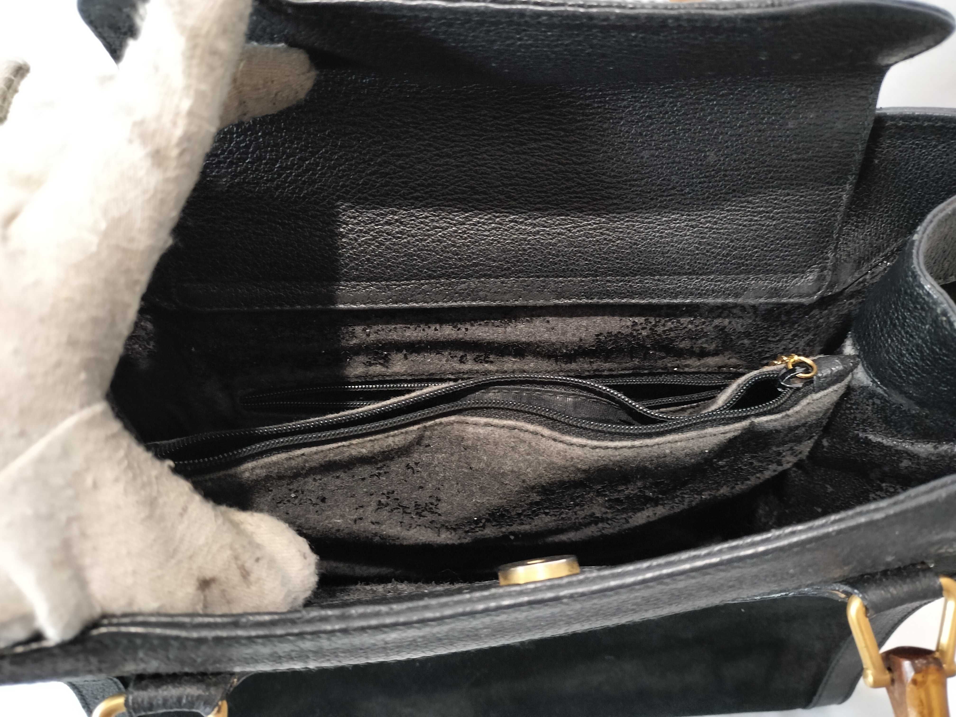 Bamboo Suede Leather Handbag — view 8