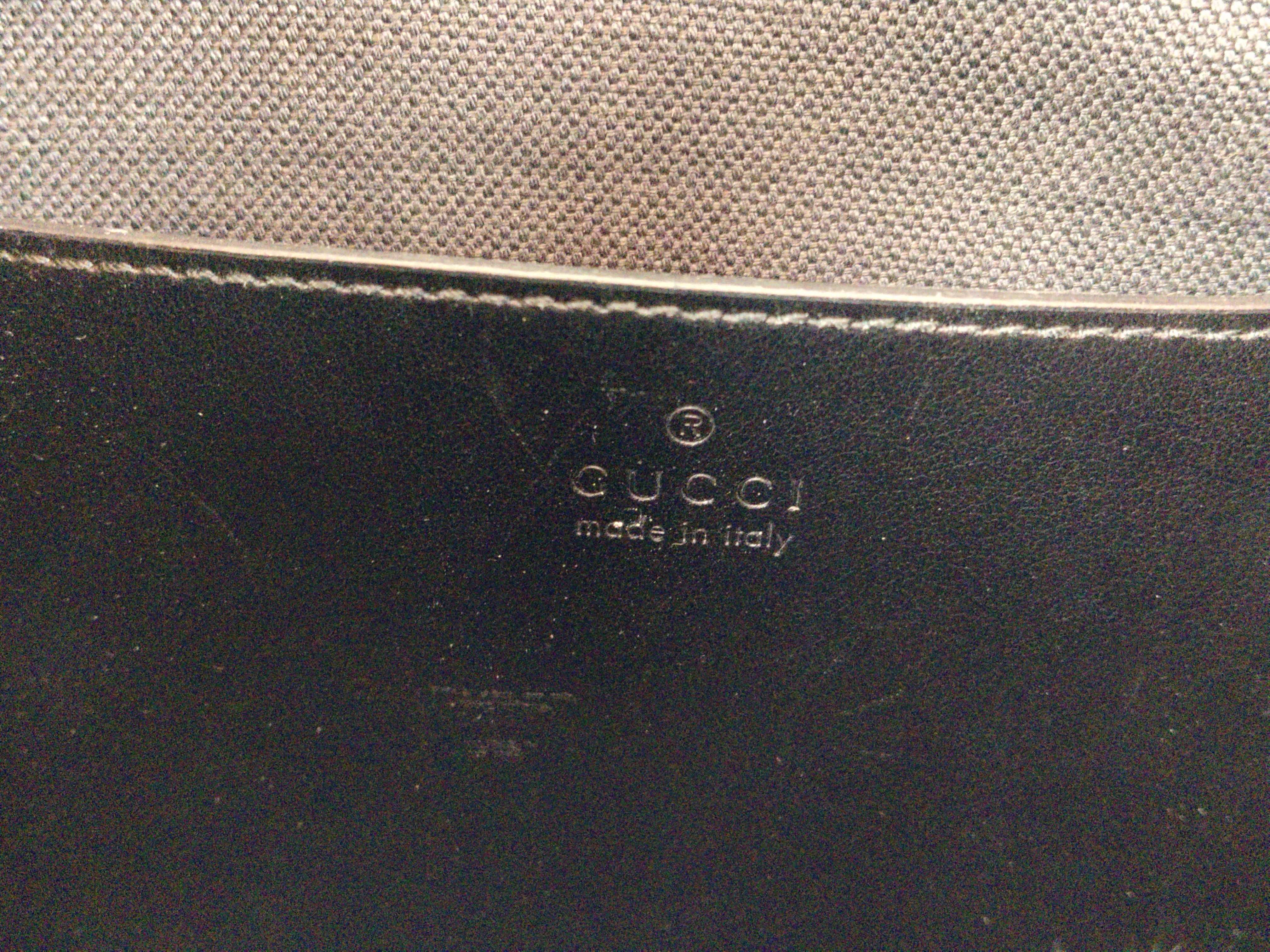 GG Supreme PH- GG Supreme Black Canvas Messenger Bag Shoulder Bag — view 11
