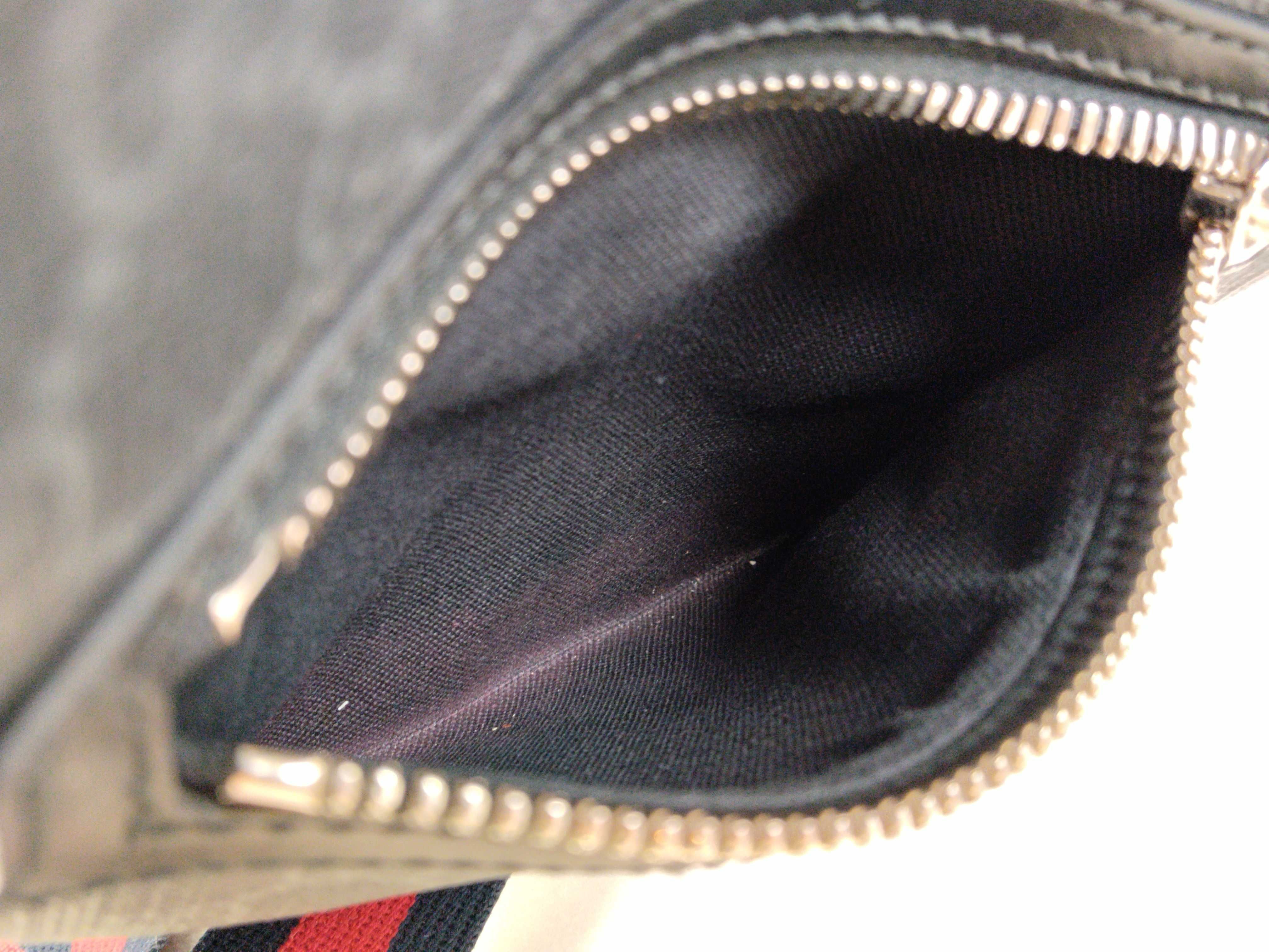 GG Supreme PH- GG Supreme Black Canvas Messenger Bag Shoulder Bag — view 13