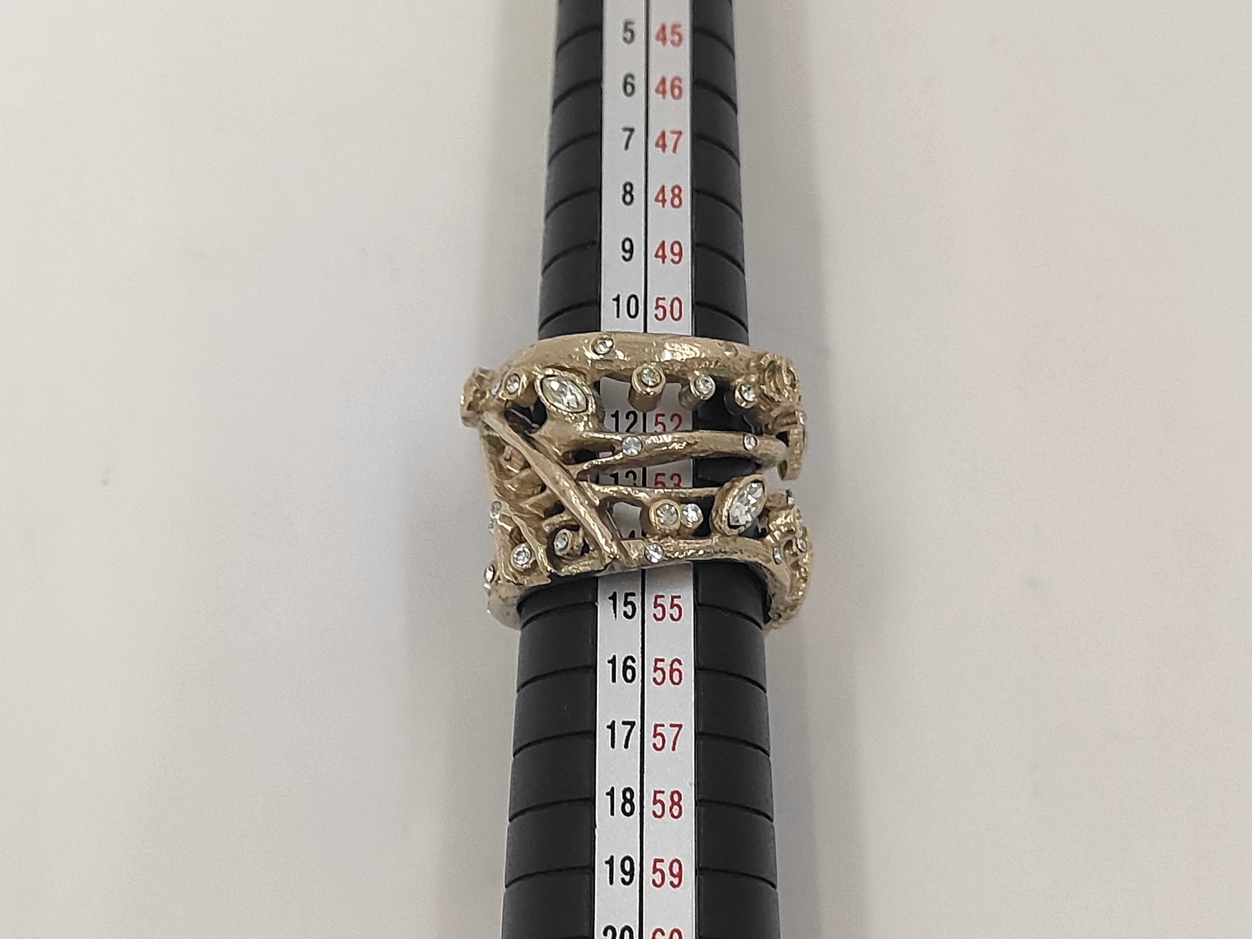 B11A Ring with GP Hardware and Rhinestones — view 6