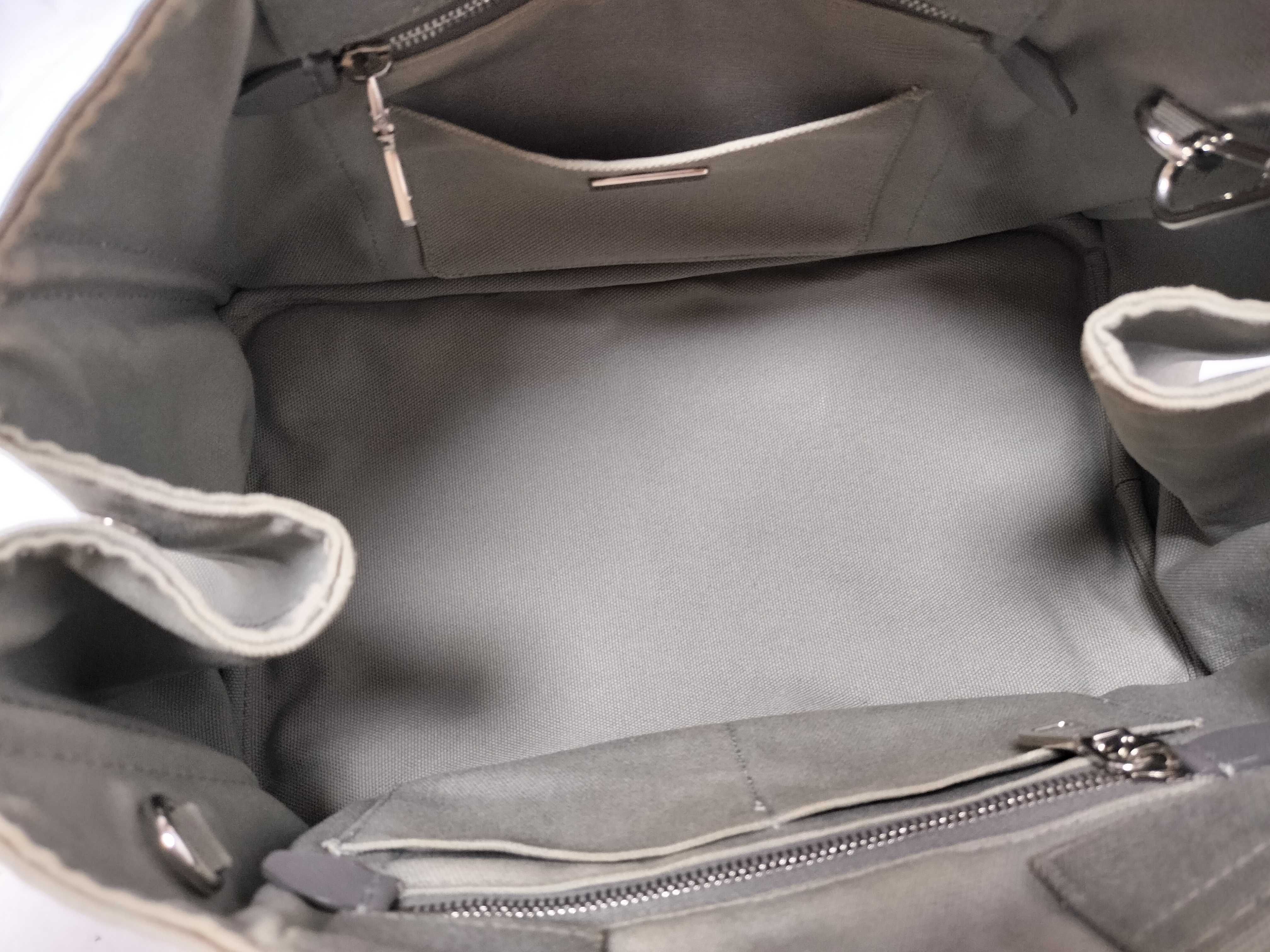 Canapa Tote Shoulder Bag Grey 1BG439 Handbag — view 11