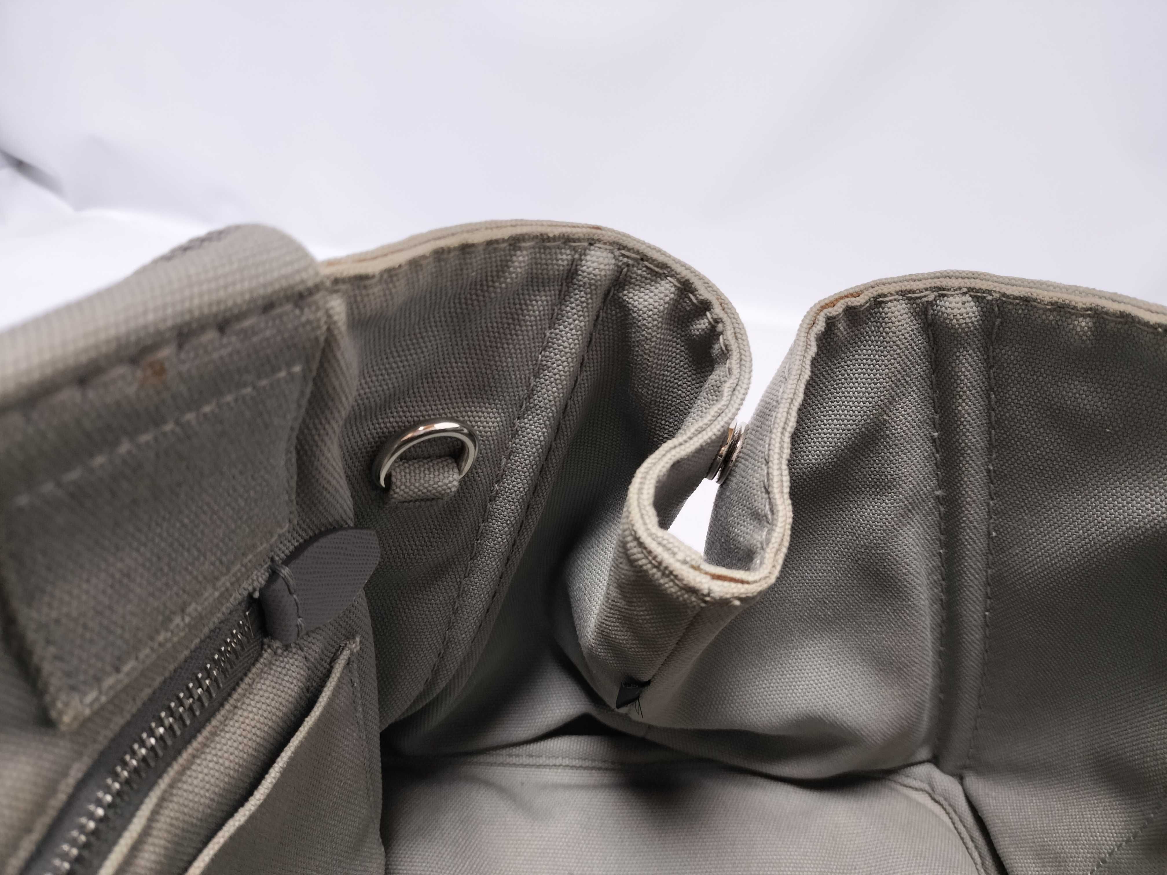 Canapa Tote Shoulder Bag Grey 1BG439 Handbag — view 13