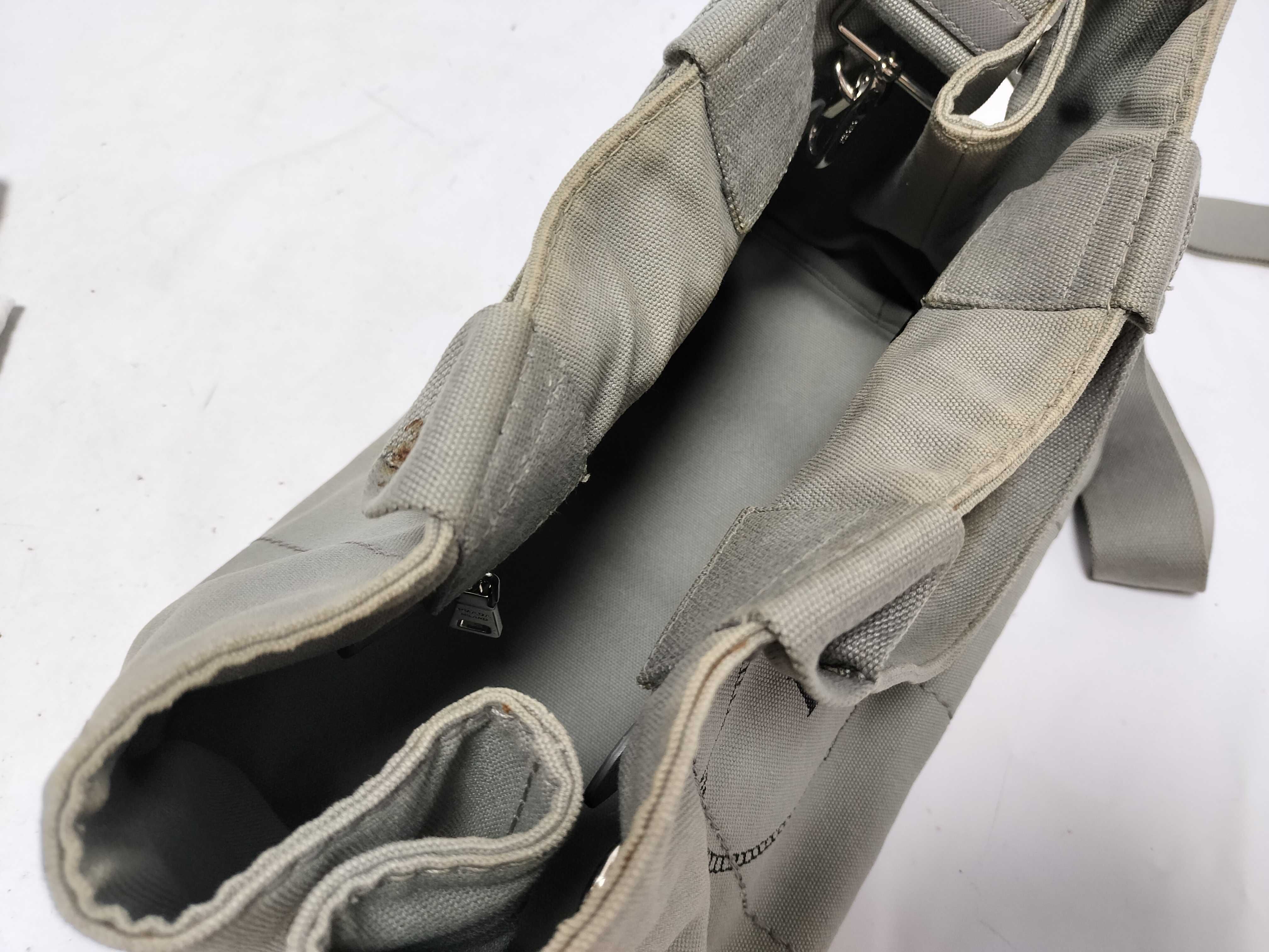 Canapa Tote Shoulder Bag Grey 1BG439 Handbag — view 15