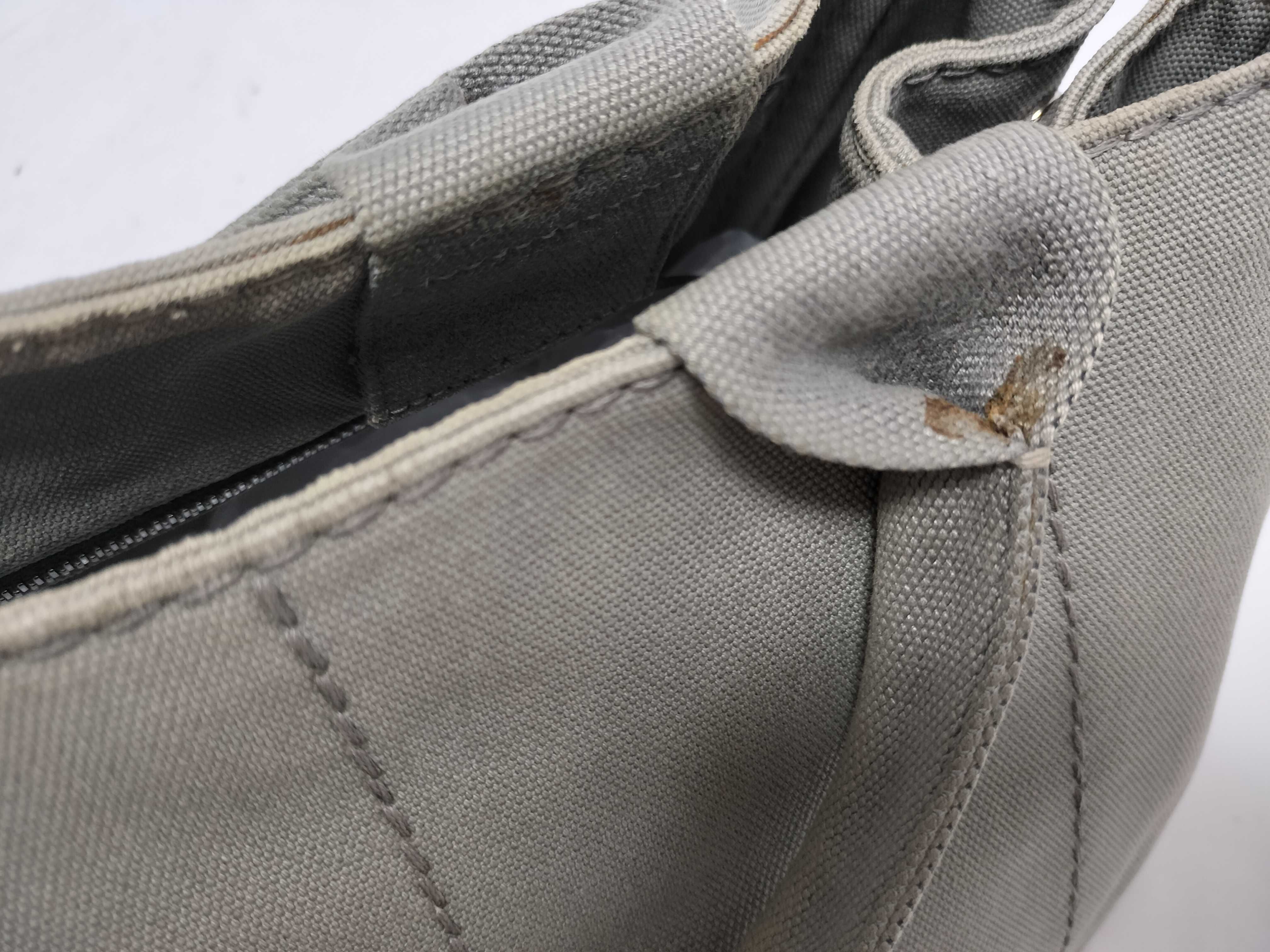 Canapa Tote Shoulder Bag Grey 1BG439 Handbag — view 6