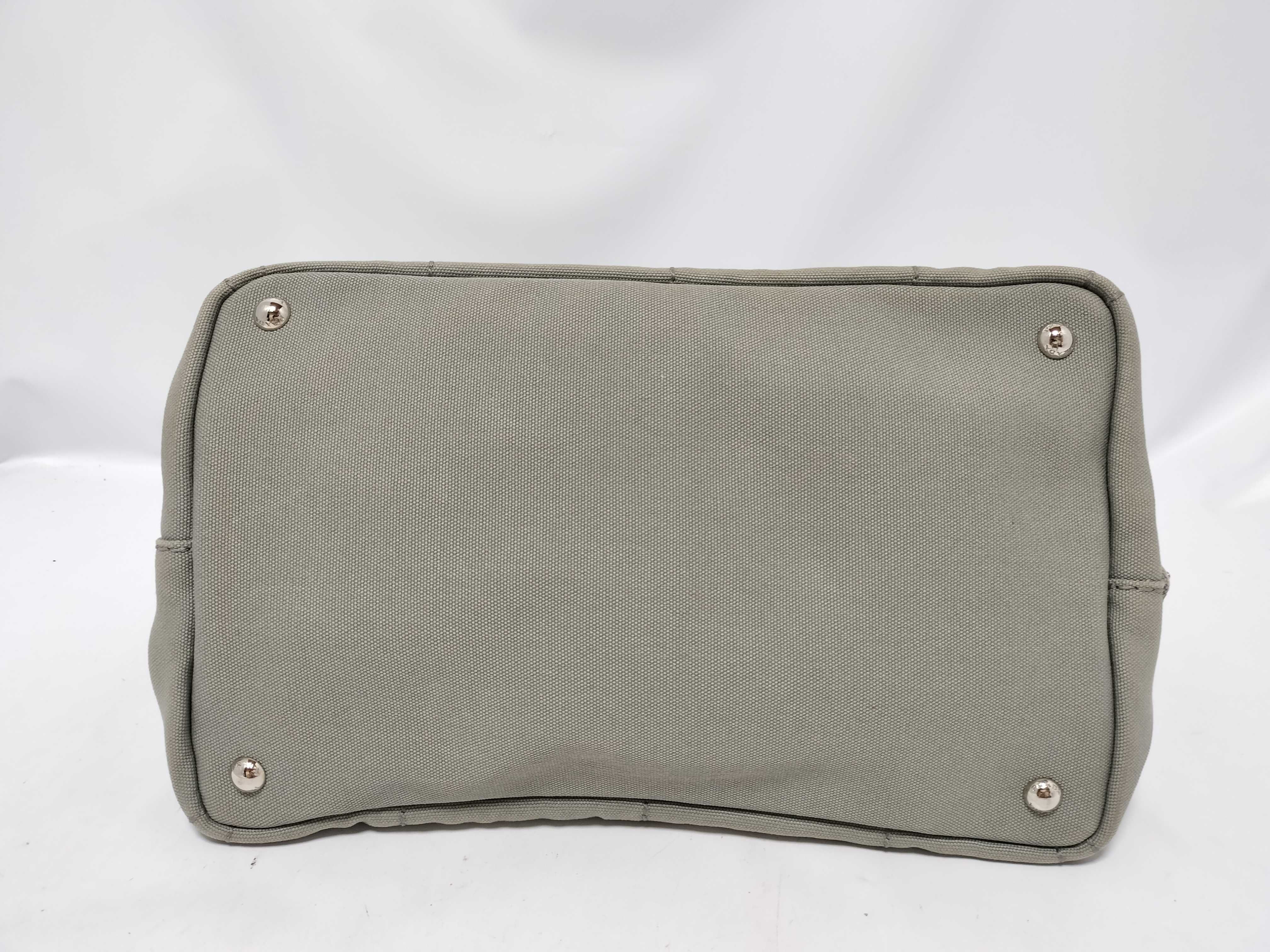 Canapa Tote Shoulder Bag Grey 1BG439 Handbag — view 7