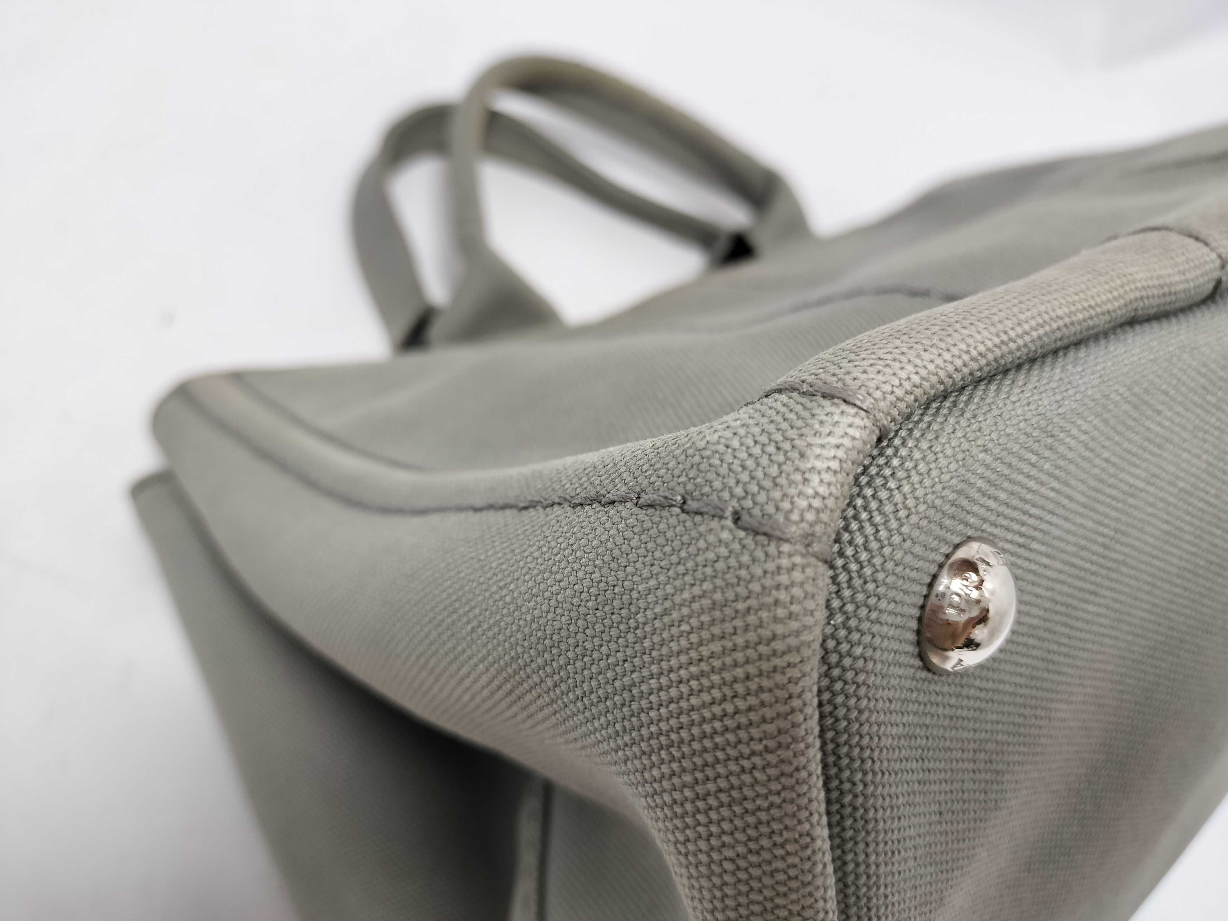 Canapa Tote Shoulder Bag Grey 1BG439 Handbag — view 8