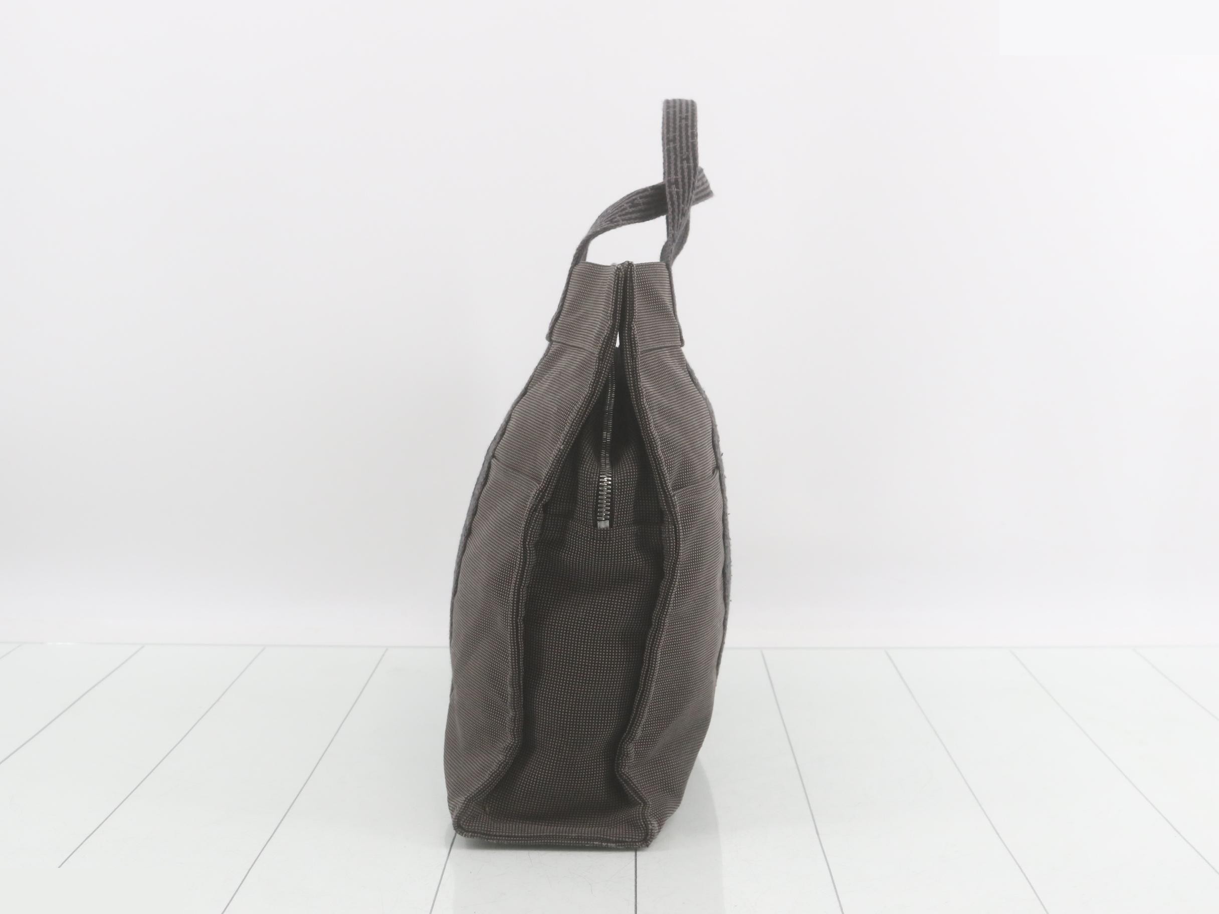 Airline Tote Bag, Black Canvas — view 3