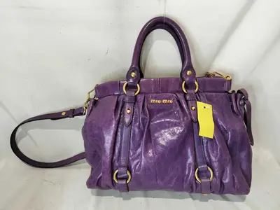 handbag, leather shoulder bag