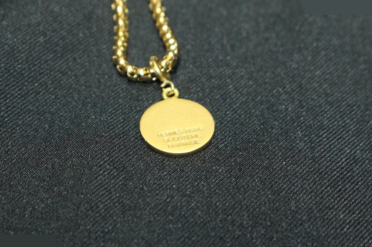 Sellier Necklace Pendant, Gold, Chain approx. 46cm — view 5