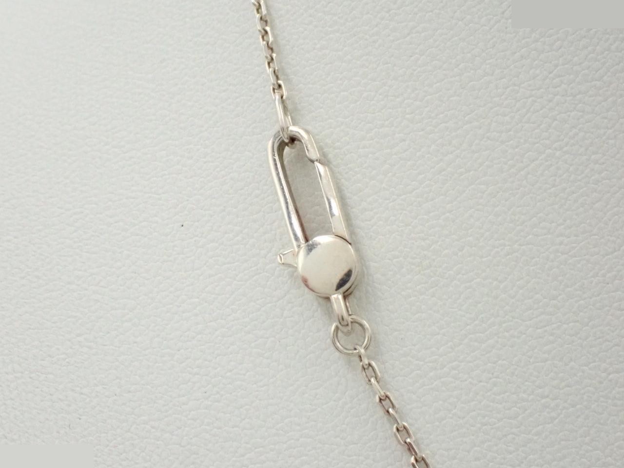 necklace, 925 sterling silver, 8.1g, heart design, chain approximately 46cm. — view 2