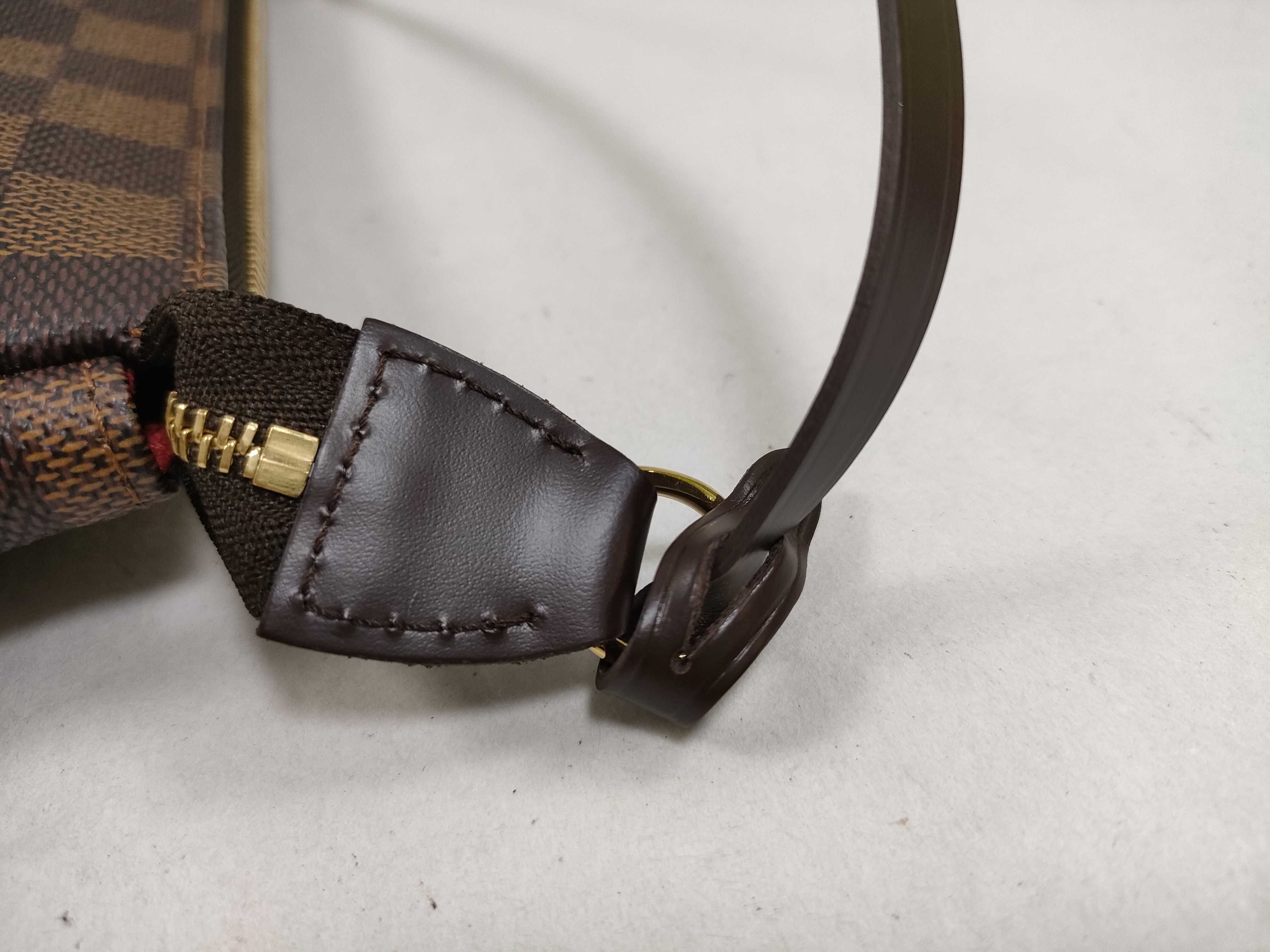 Damier Pochette Accessoires N51985 CA0096 Brown Pouch — view 5