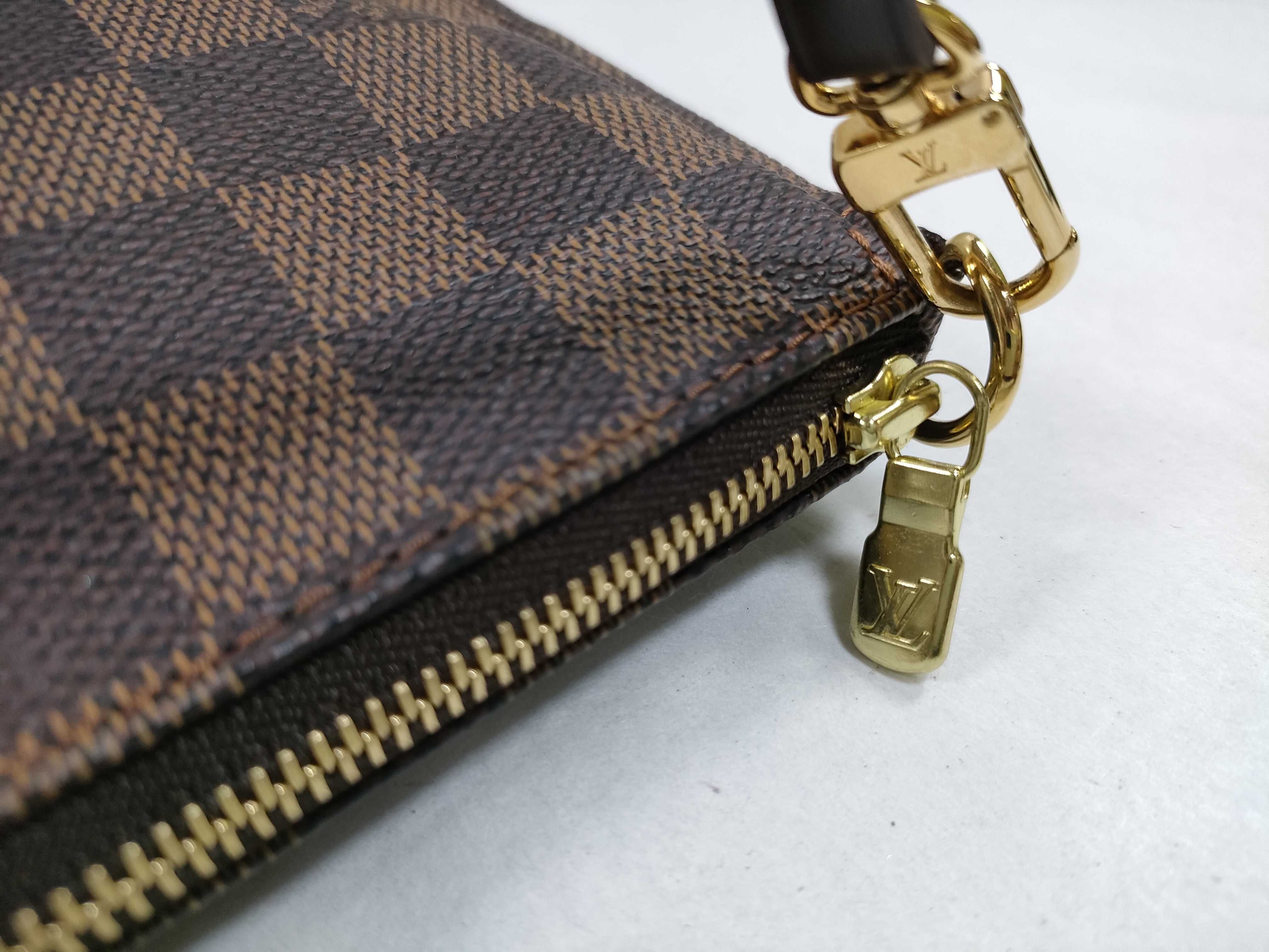 Damier Pochette Accessoires N51985 CA0096 Brown Pouch — view 7