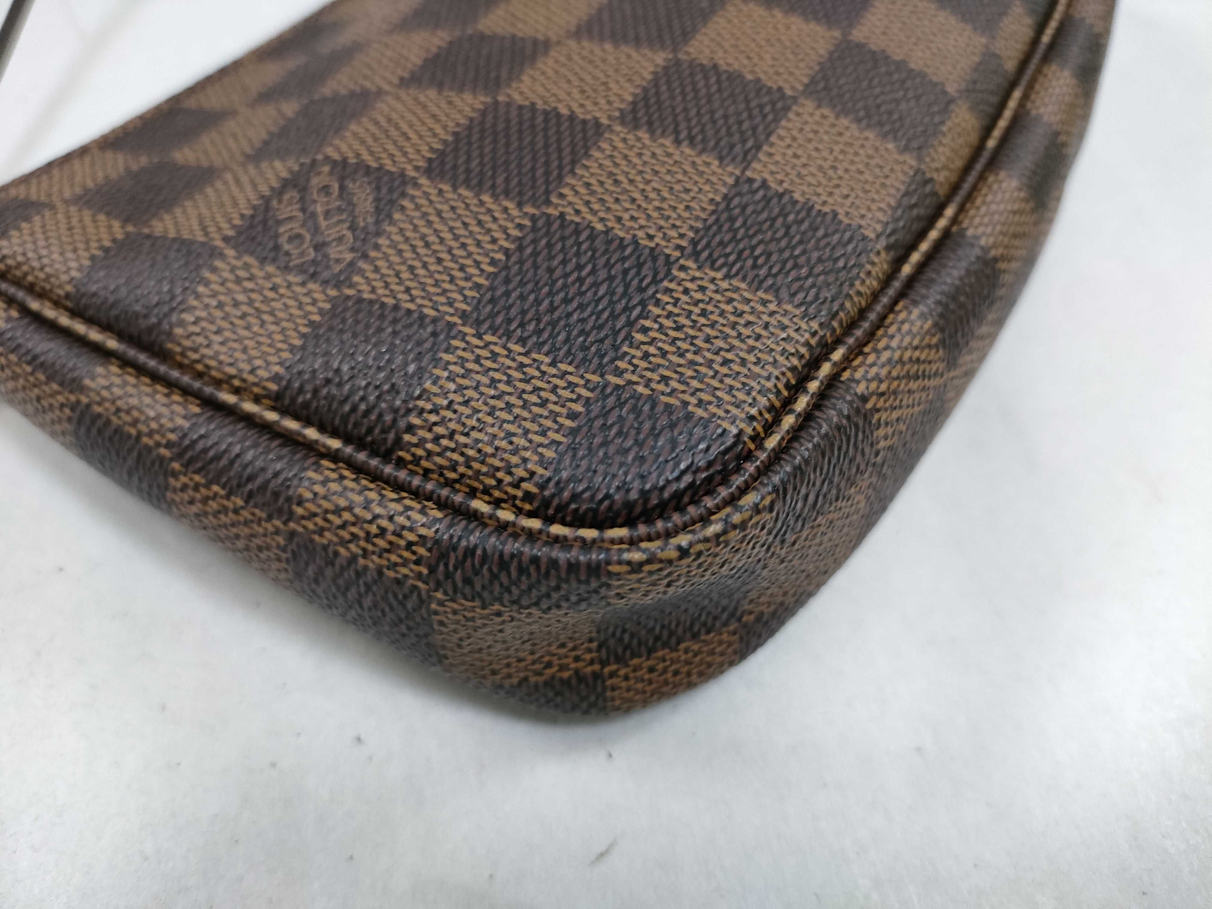Damier Pochette Accessoires N51985 CA0096 Brown Pouch — view 8