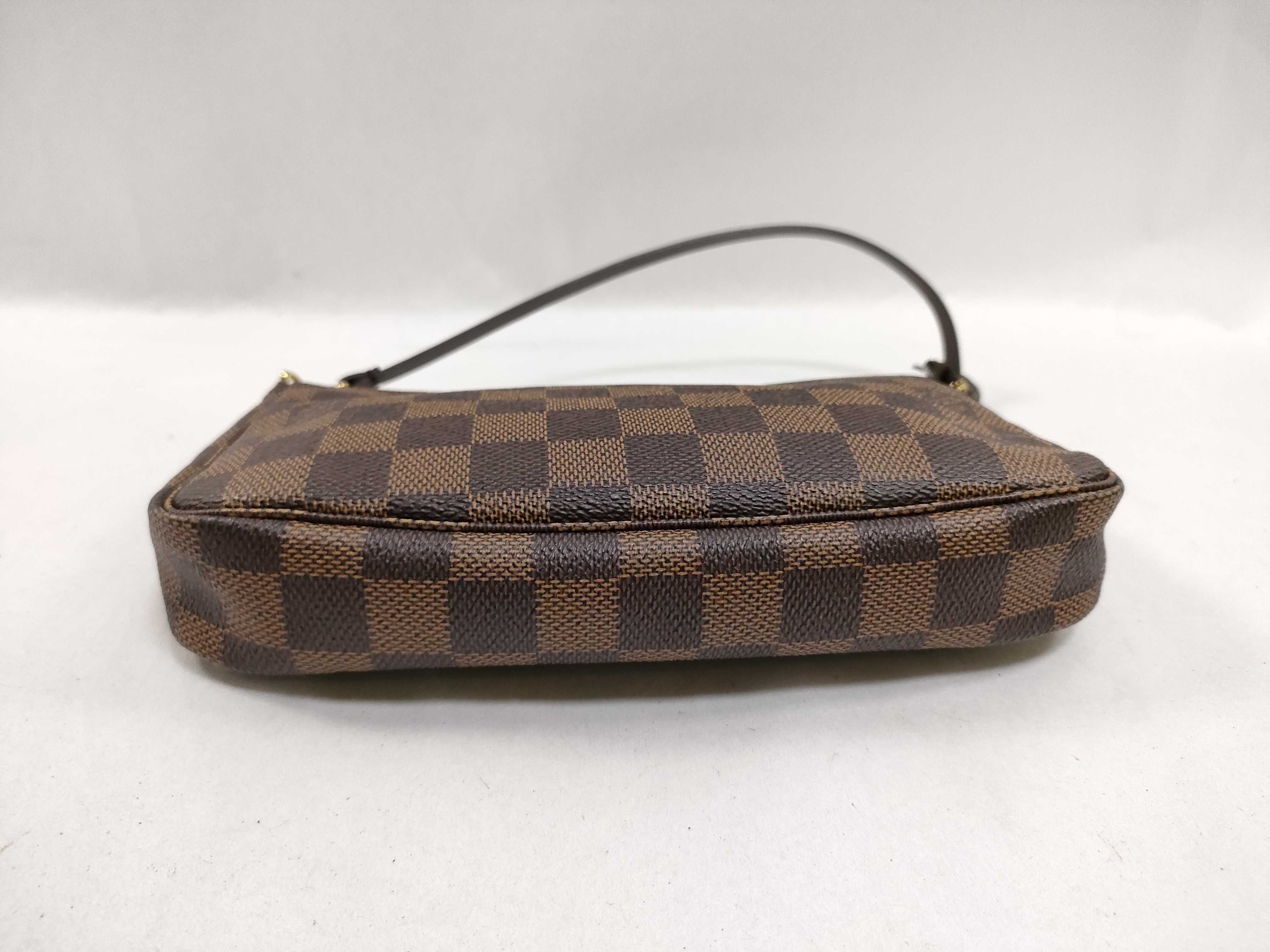 Damier Pochette Accessoires N51985 CA0096 Brown Pouch — view 9