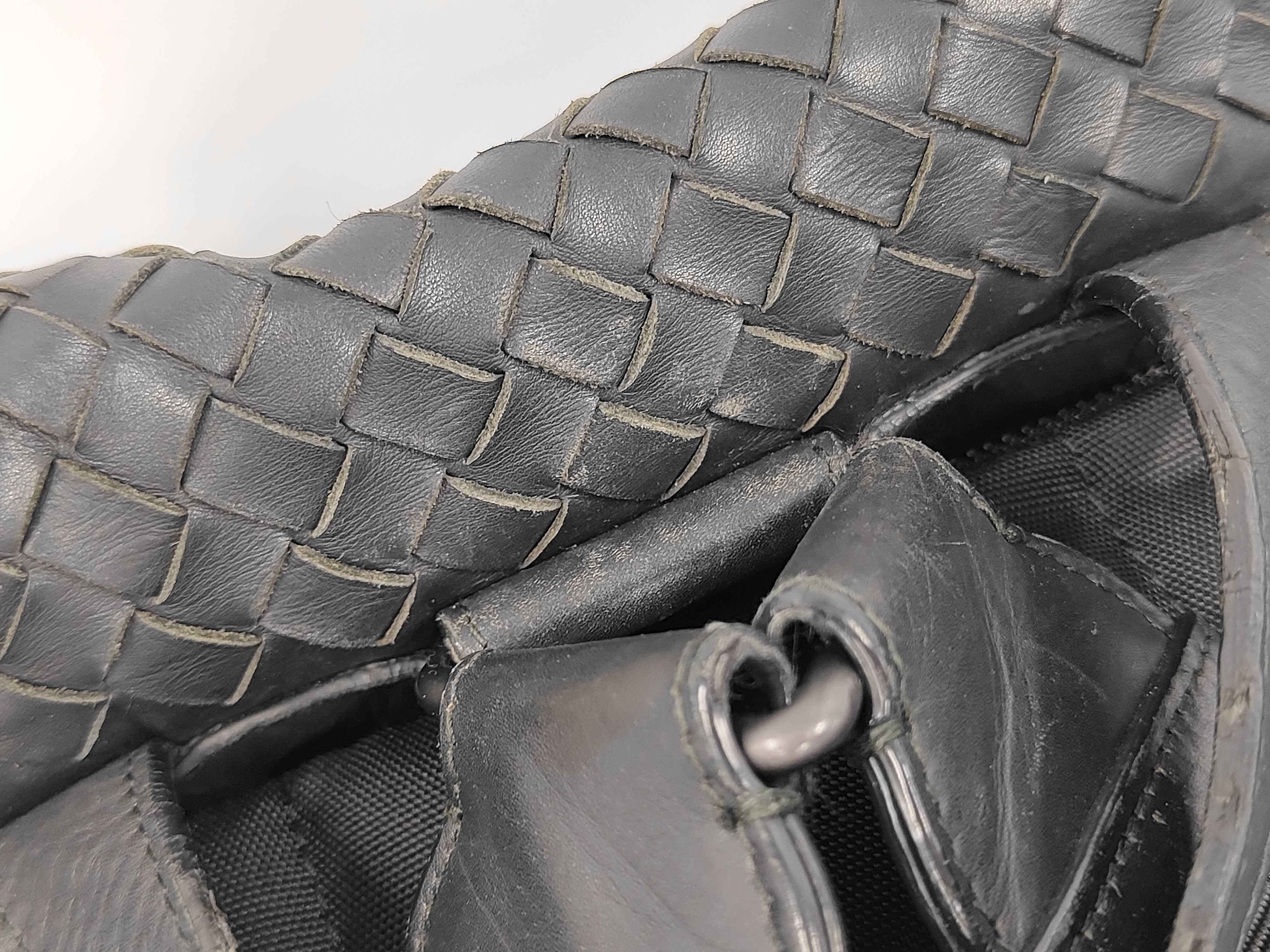 Intrecciato Technical Backpack (Black) — view 6