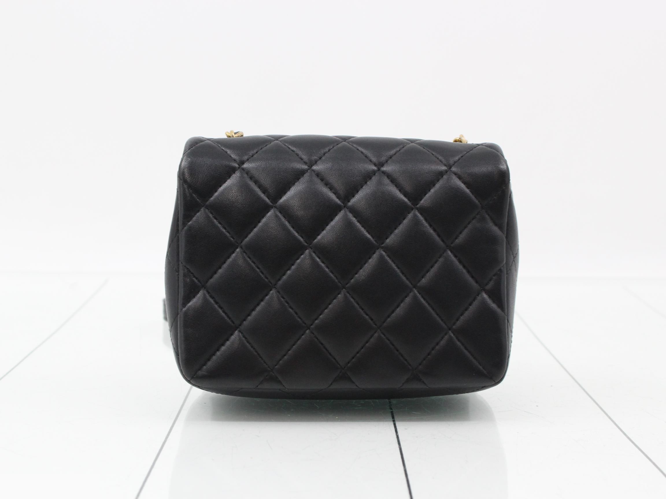 Matelassé Lambskin Shoulder Bag — view 2