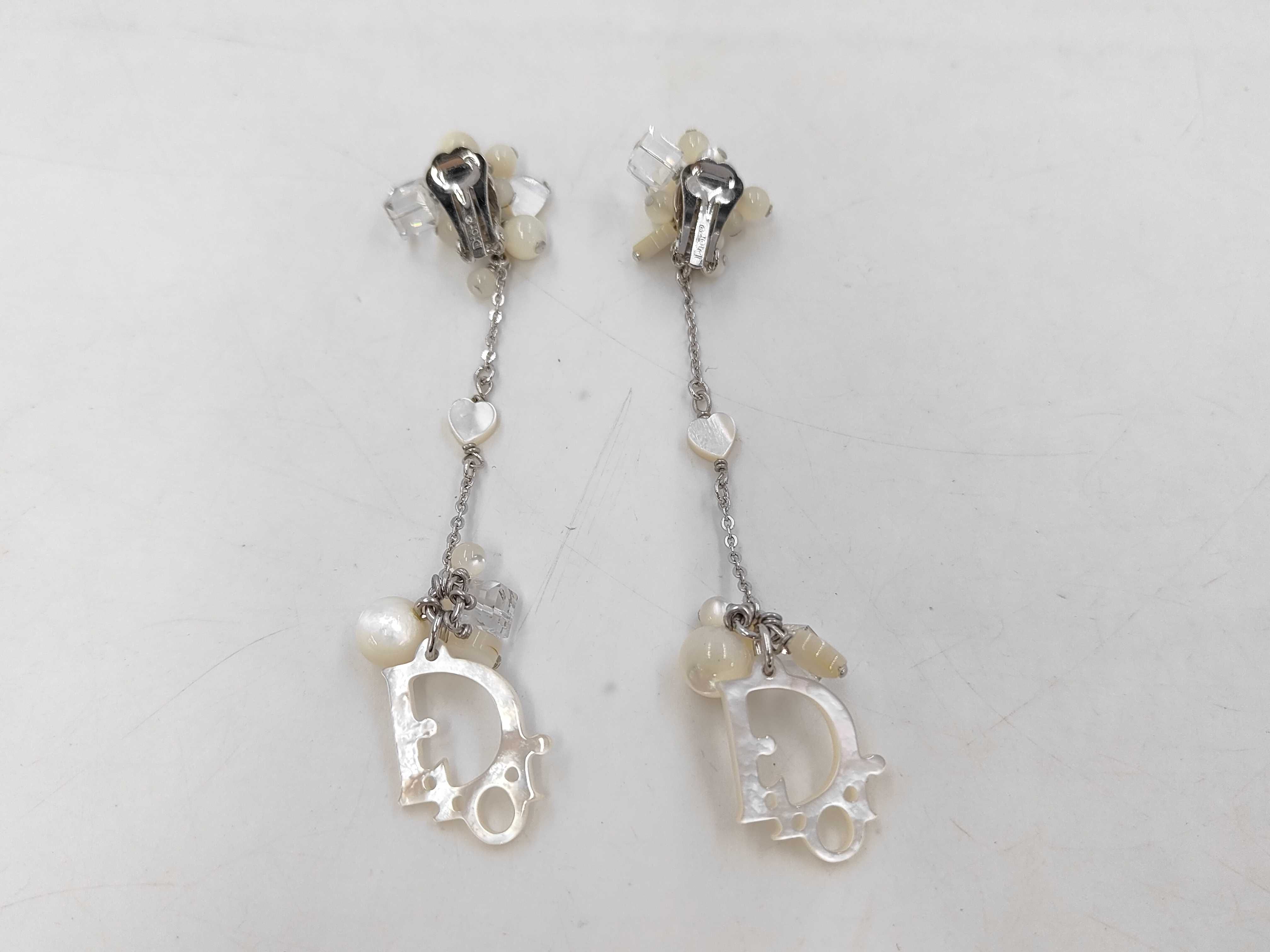 Earrings Logo White Earrings — view 2