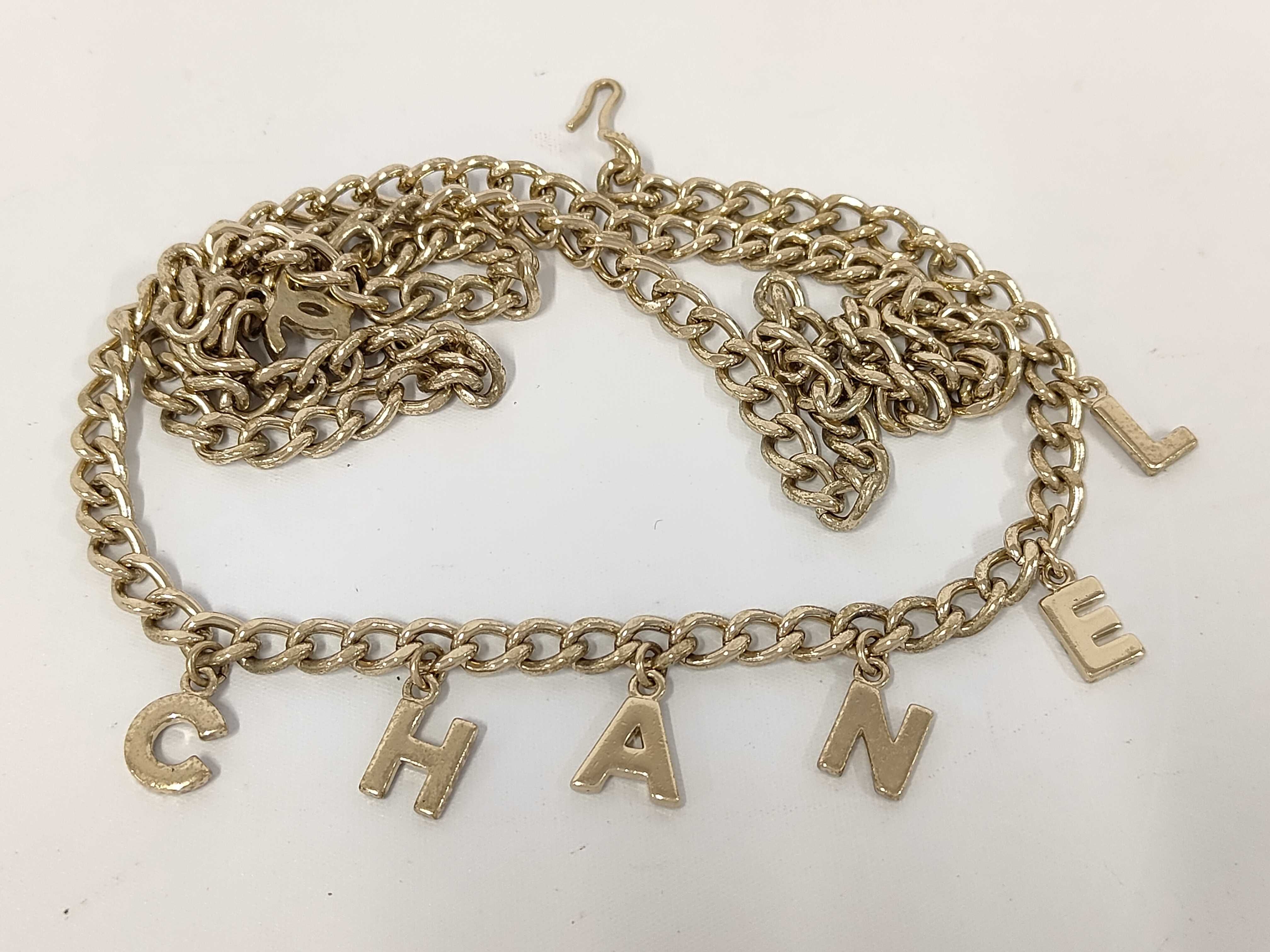 Logo Letters Belt Chain
