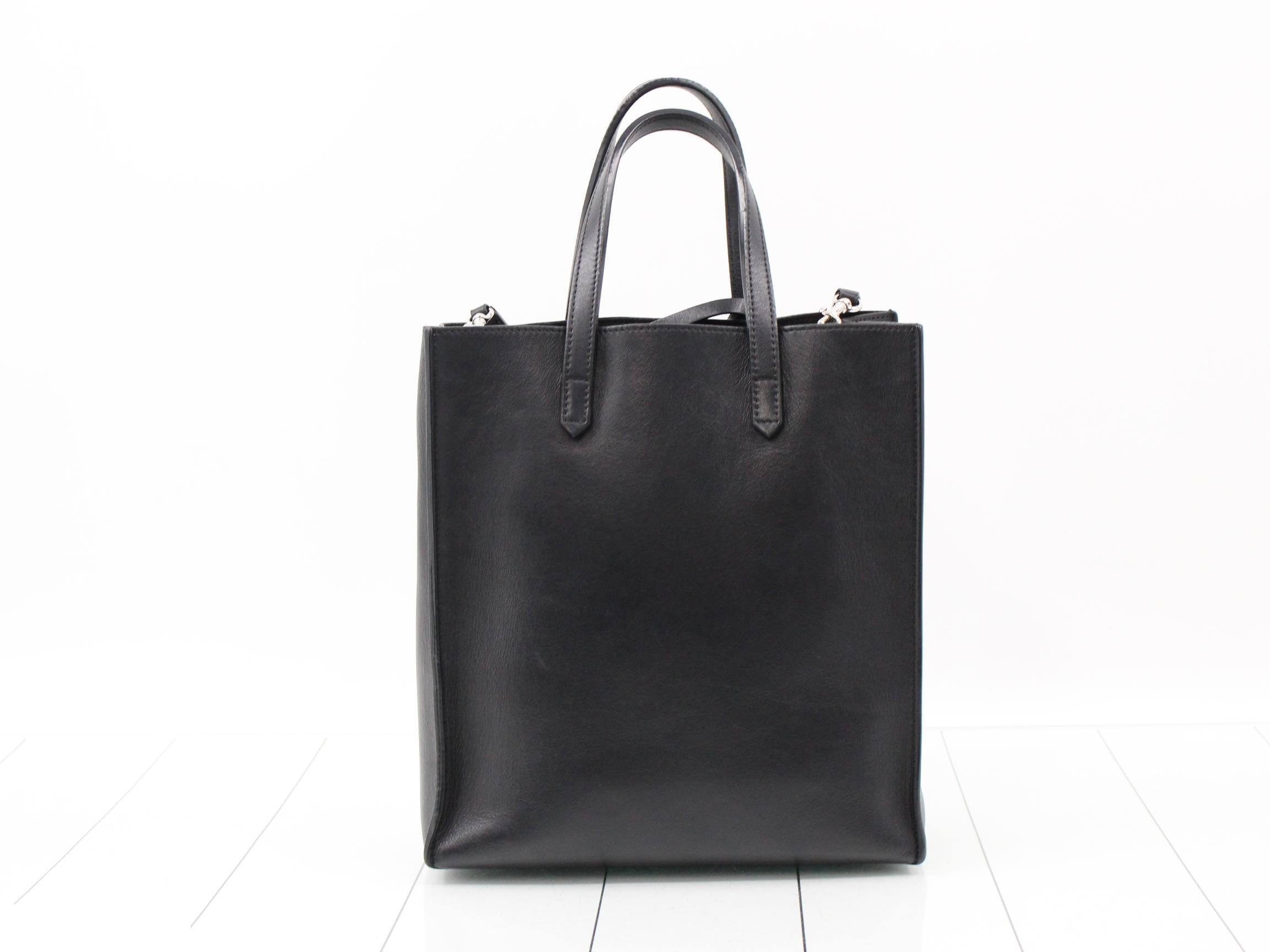 Leather perforated 2-way shoulder — view 2