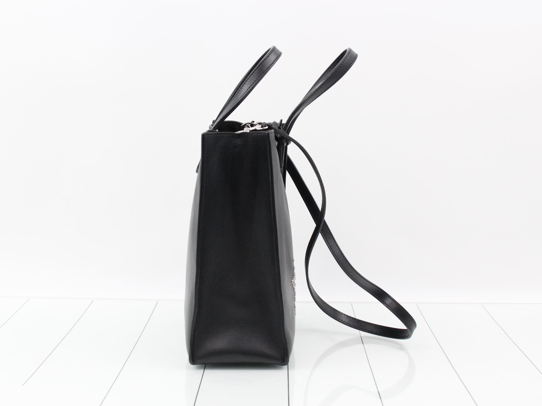 Leather perforated 2-way shoulder — view 4