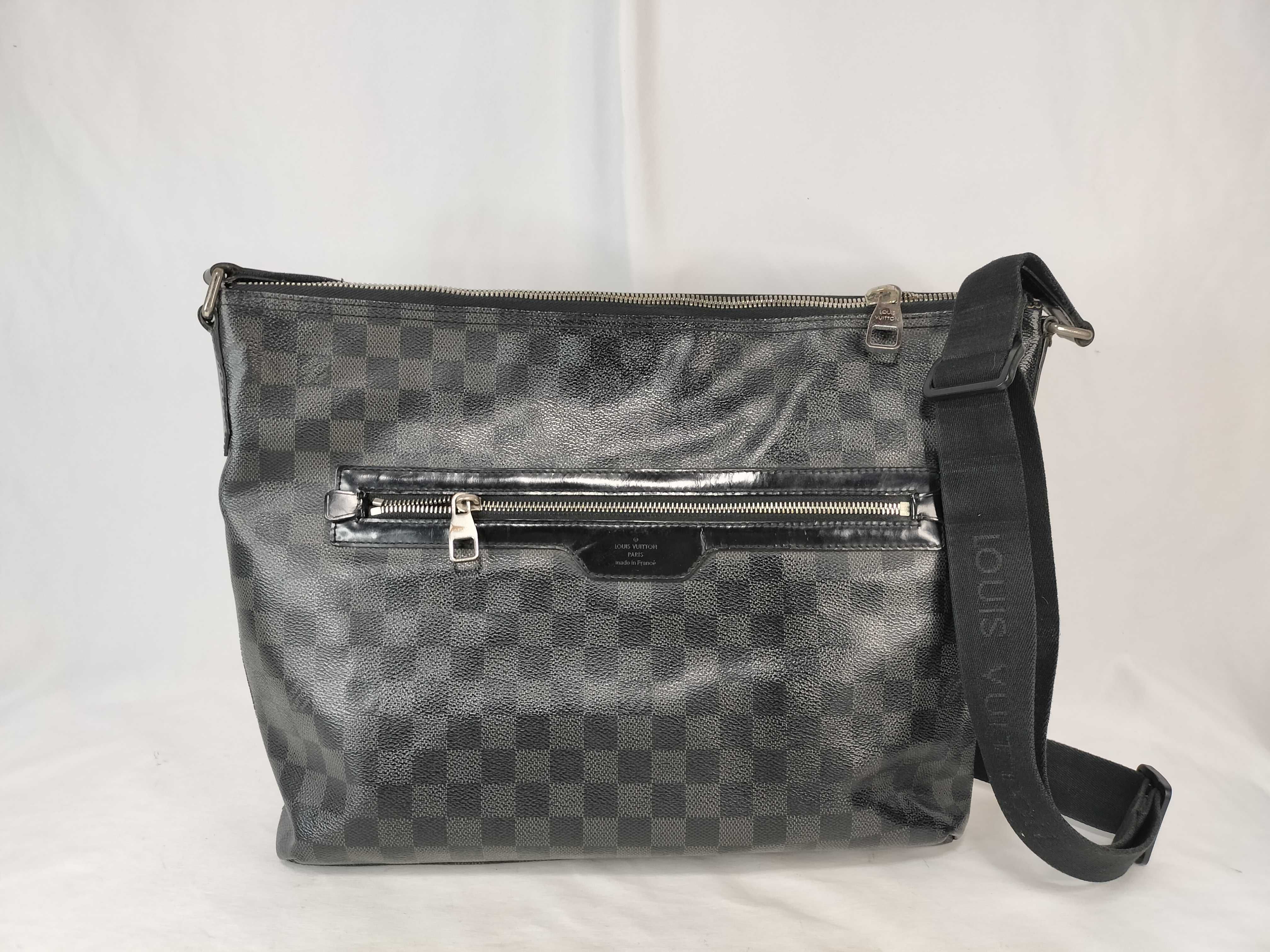 Damier Graphite Mick Shoulder Bag (Black)