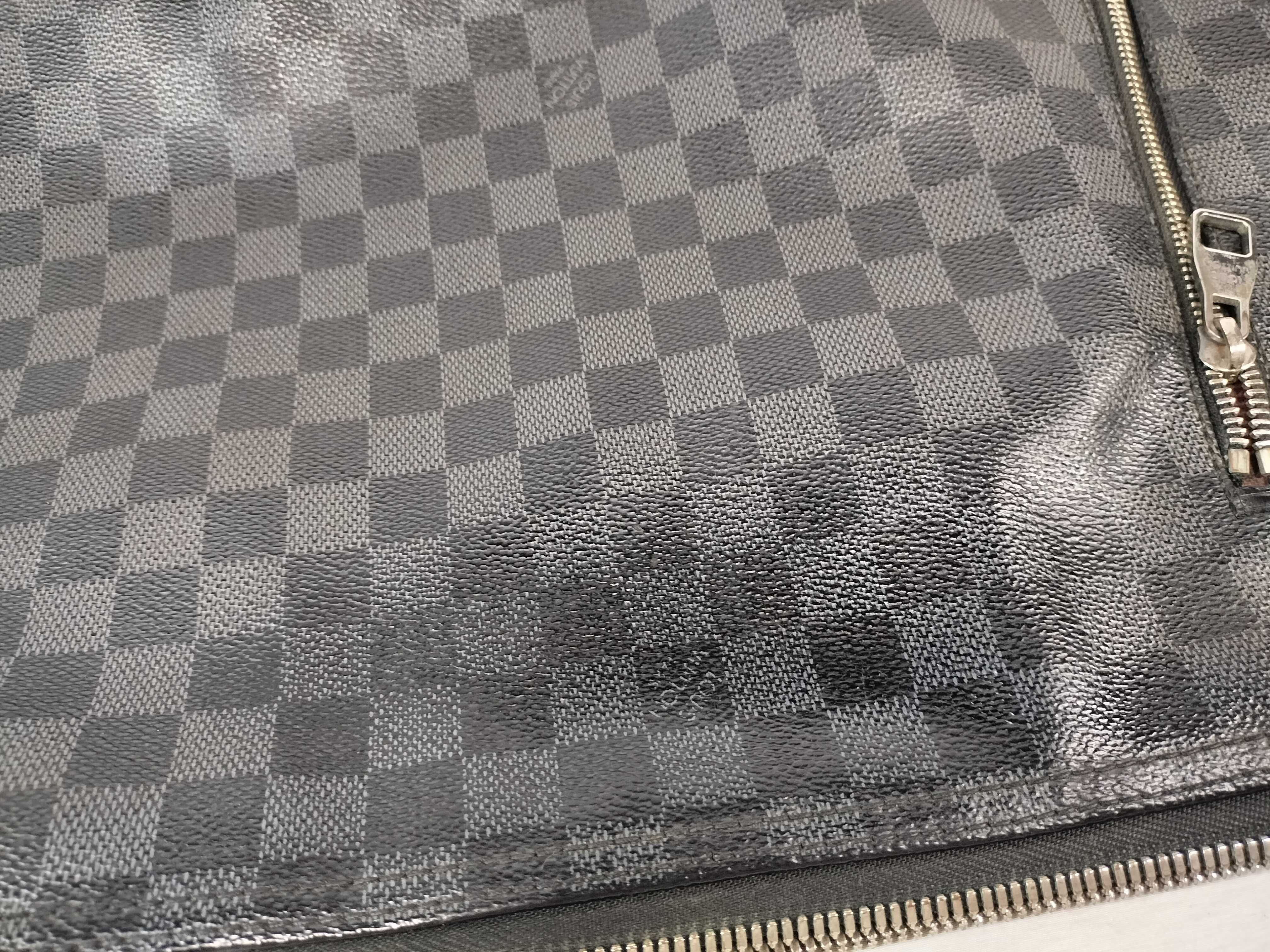 Damier Graphite Mick Shoulder Bag (Black) — view 15