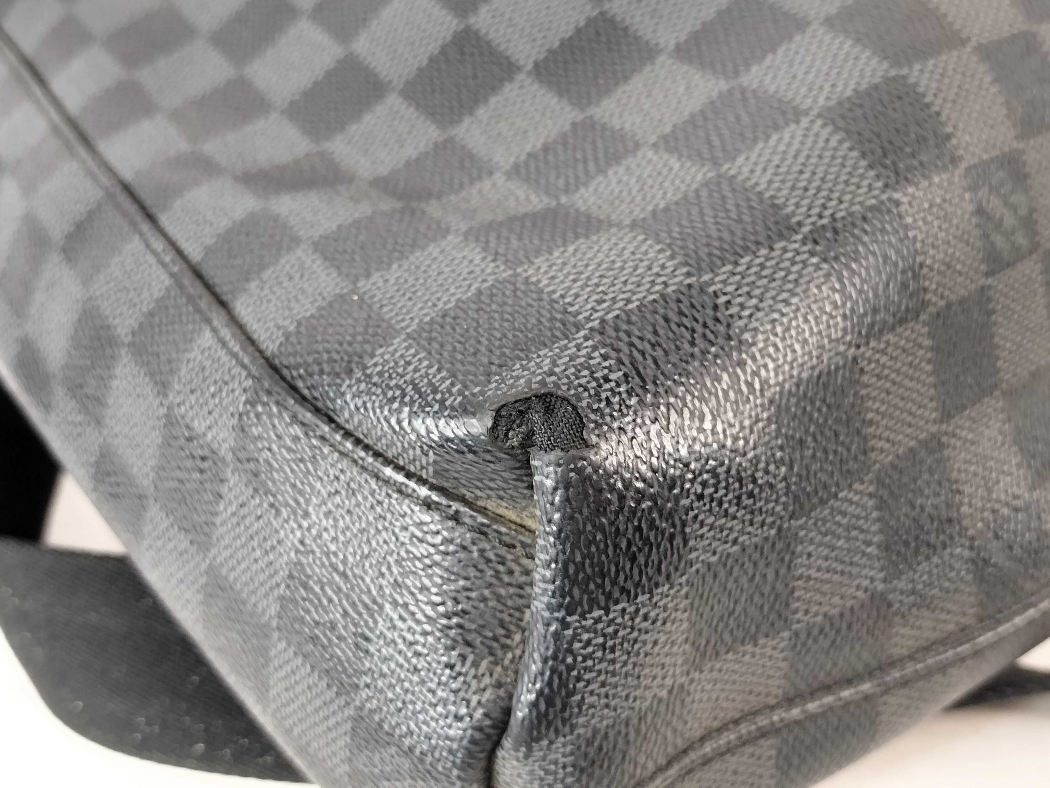 Damier Graphite Mick Shoulder Bag (Black) — view 7