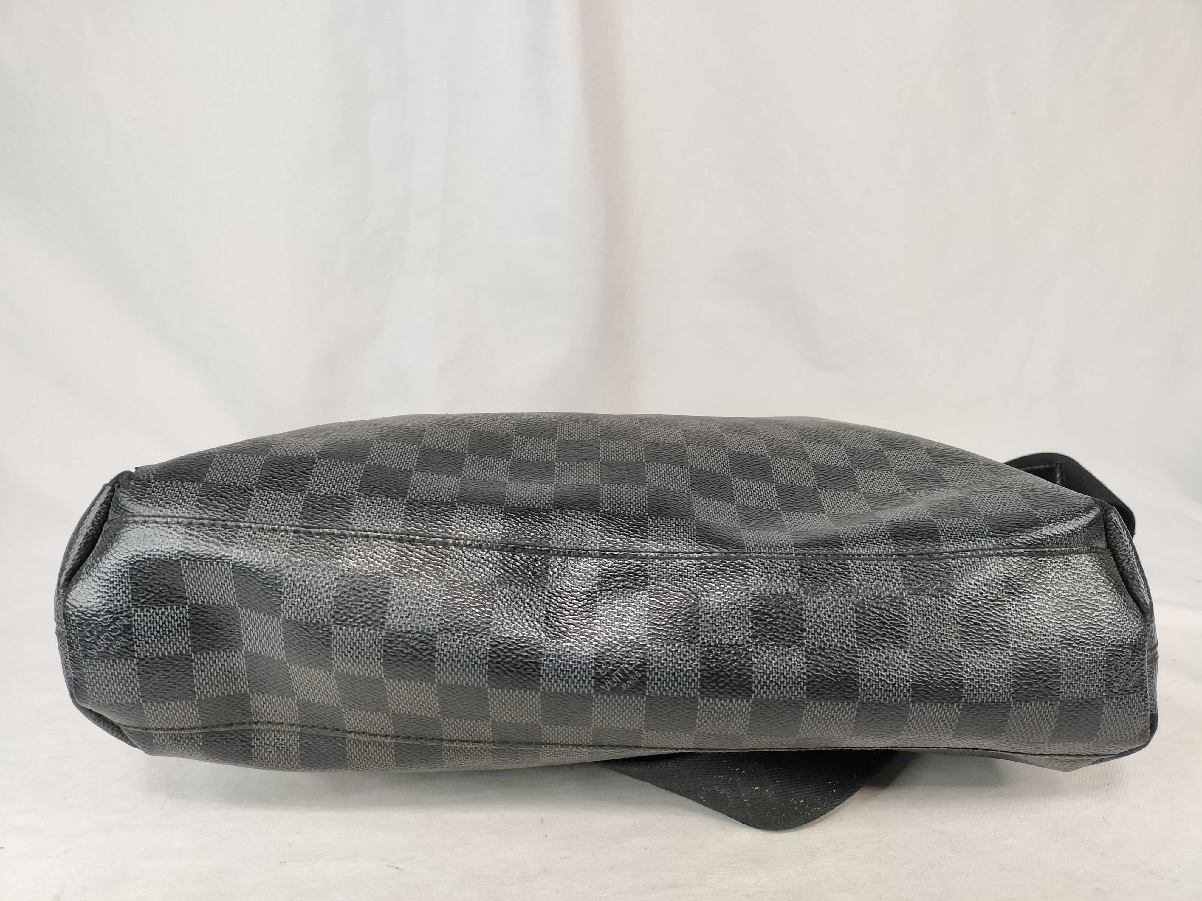 Damier Graphite Mick Shoulder Bag (Black) — view 8