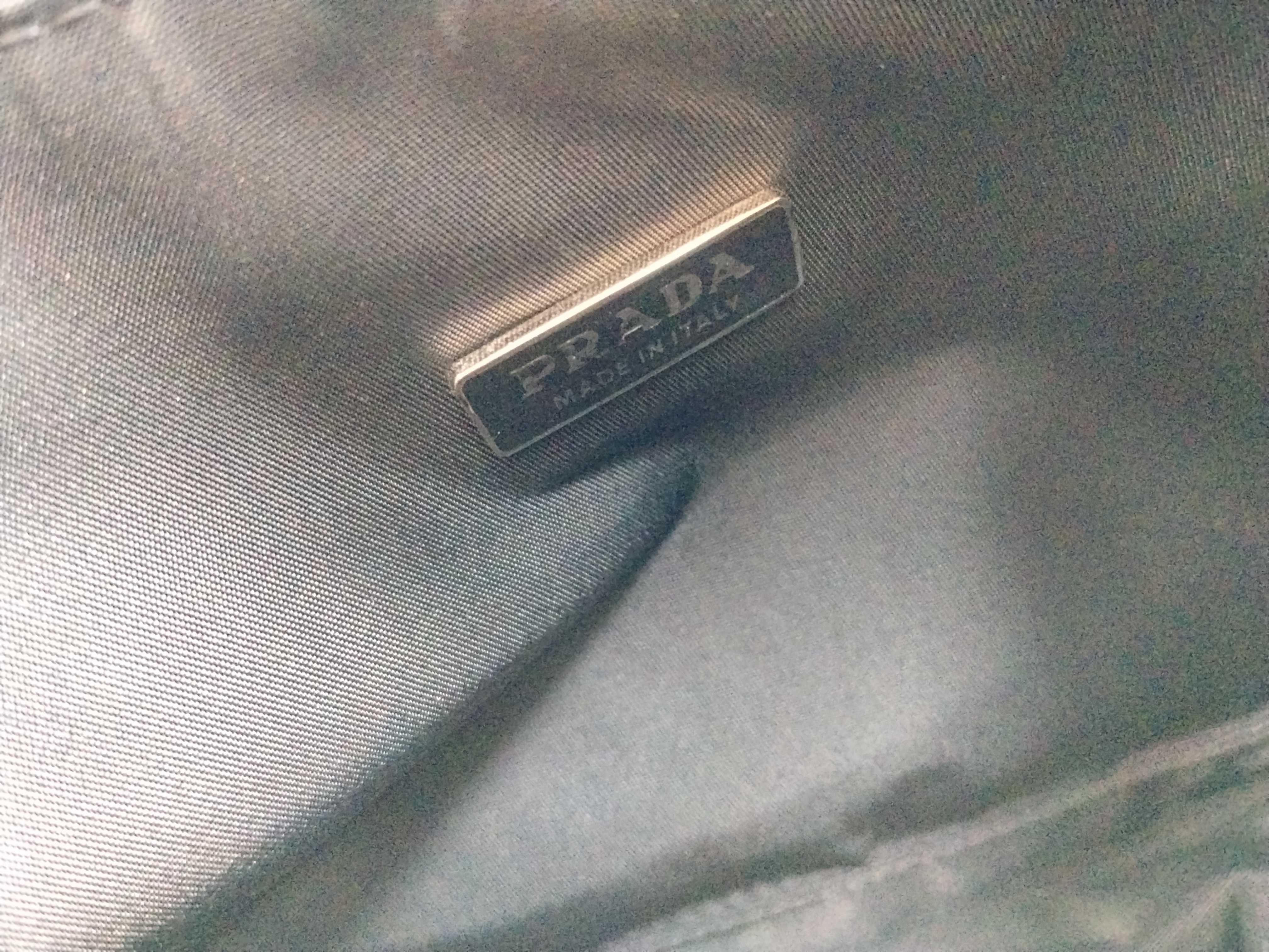 Nylon Prada Handbag Nylon Black Pouch — view 12