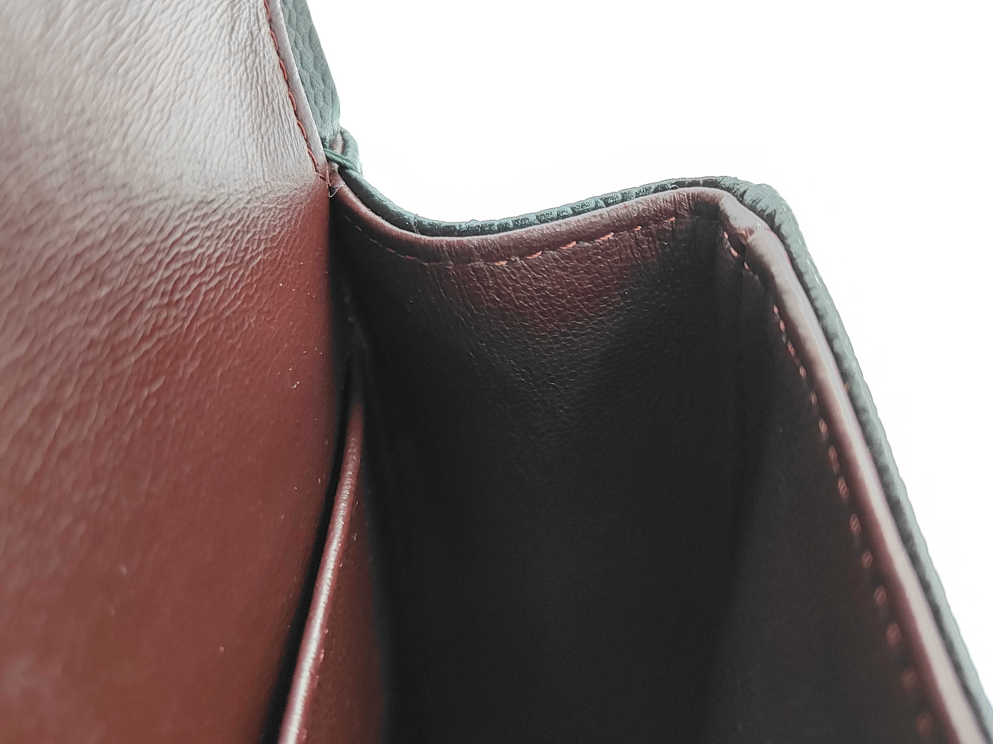 Caviar Skin Matelassé 25 Double Flap Shoulder Bag — view 9