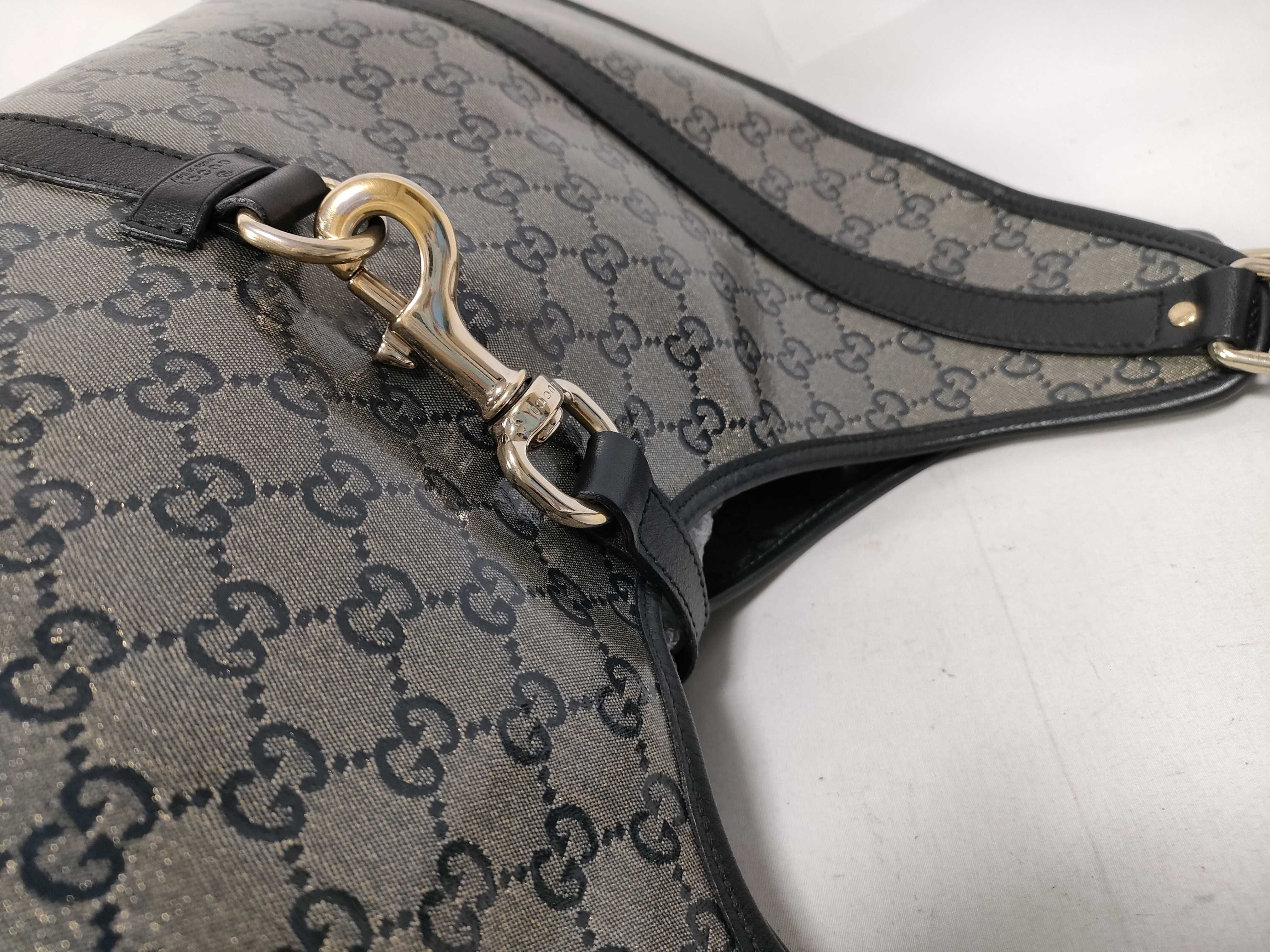 Dark Blue Crystal Leather Vintage Jackie Waist Bag — view 11