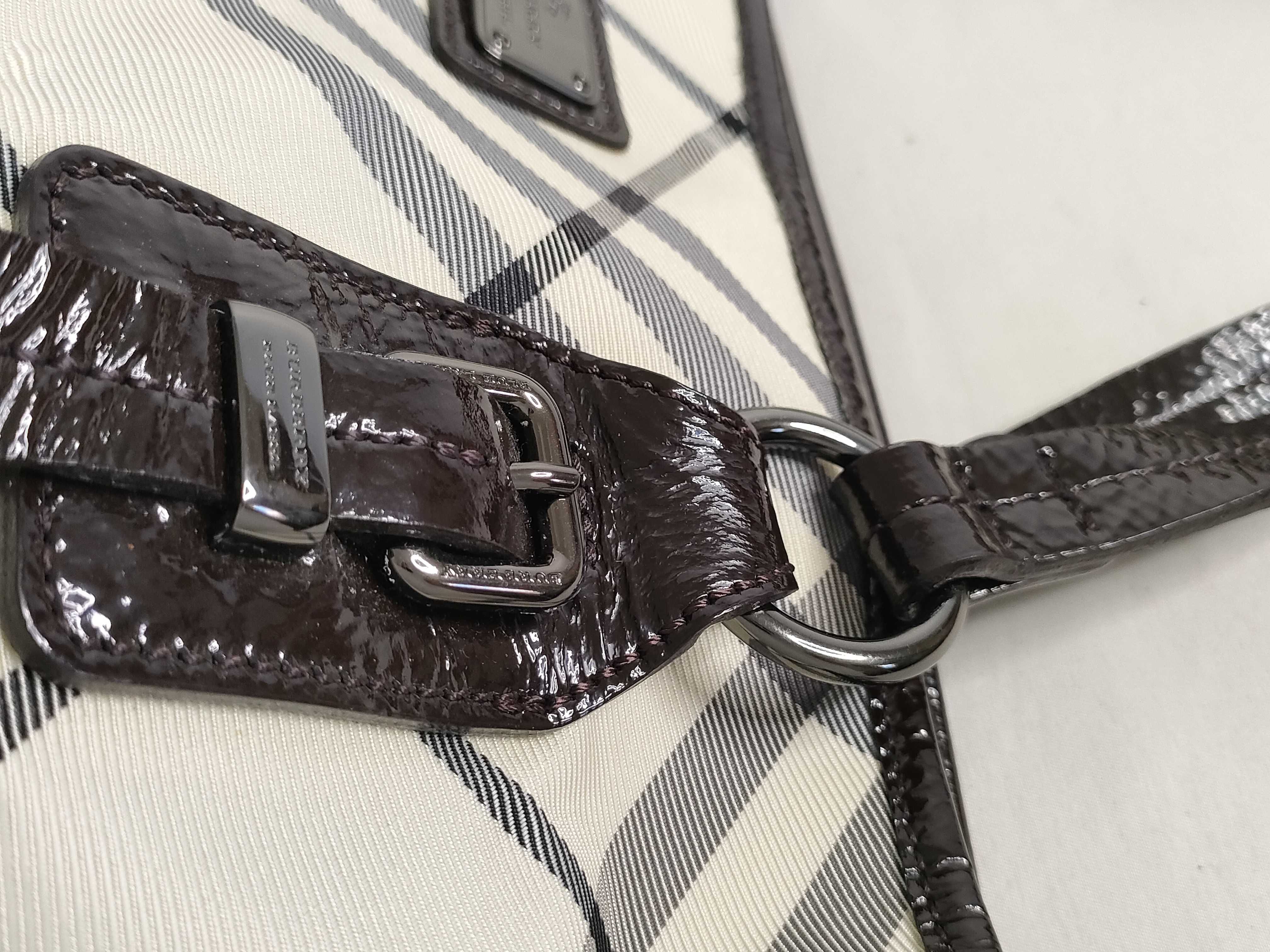 Blue Label Burberry Nova Check Tote Bag Enamel Tote Bag — view 5