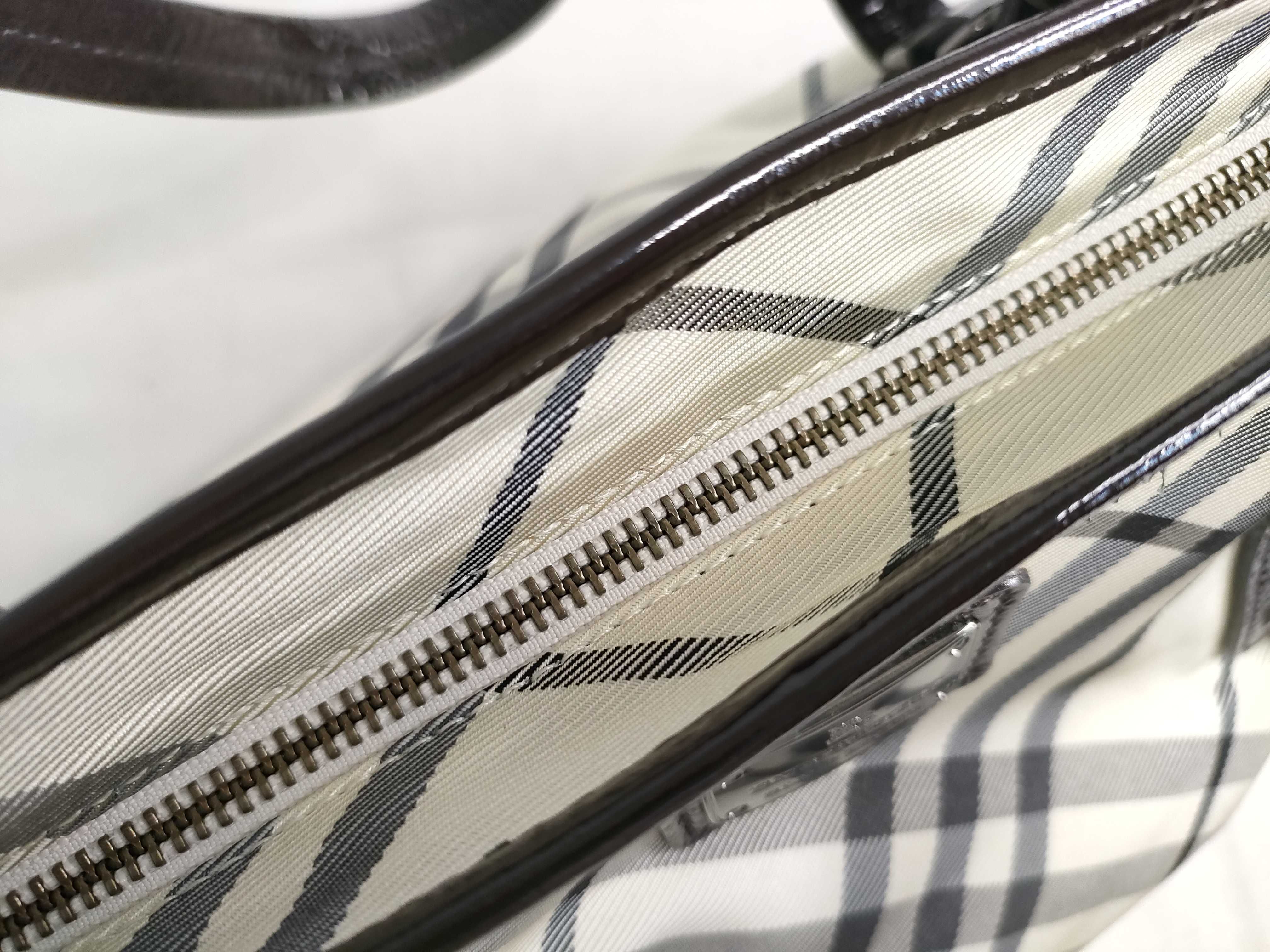 Blue Label Burberry Nova Check Tote Bag Enamel Tote Bag — view 8