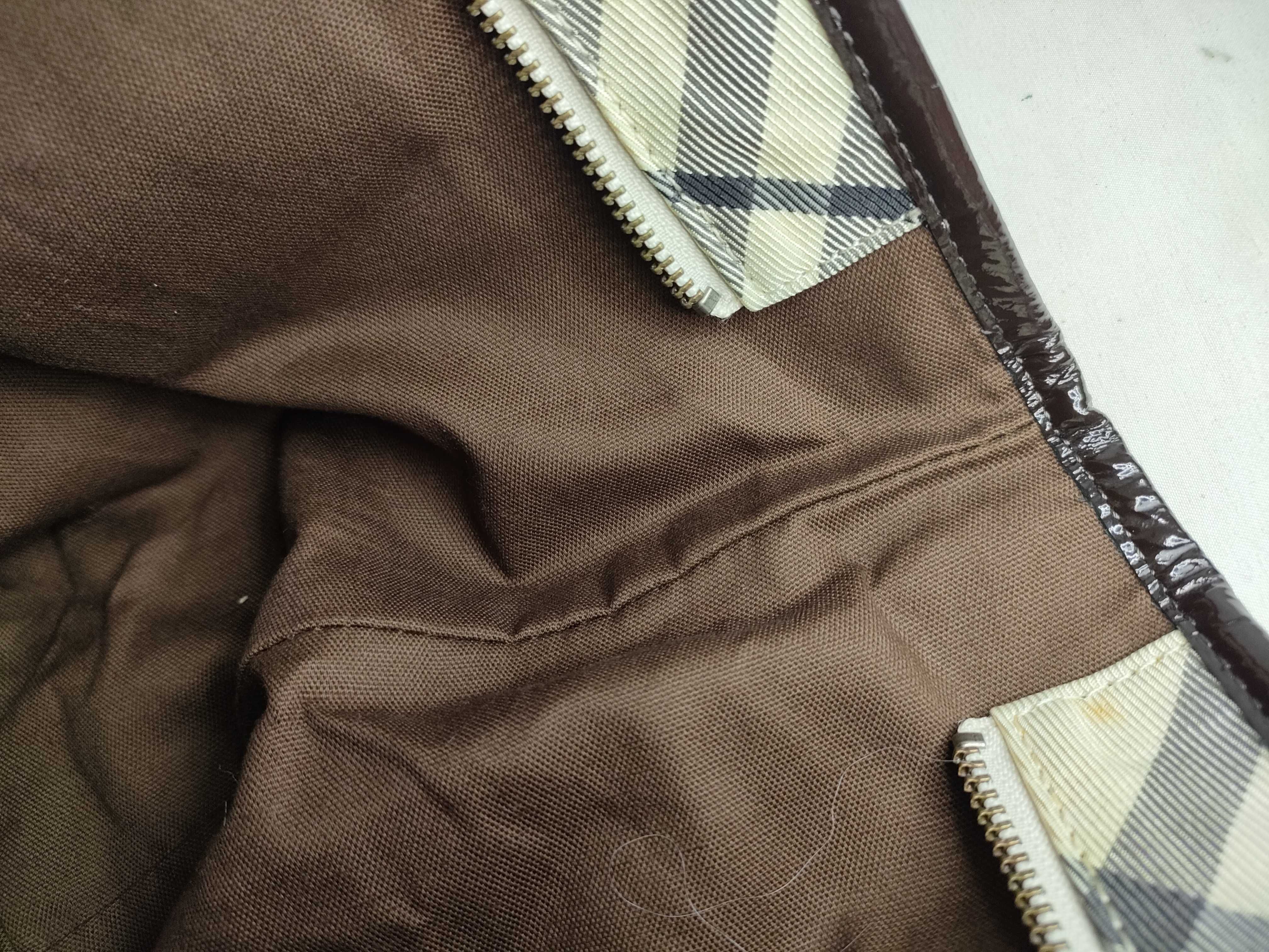 Blue Label Burberry Nova Check Tote Bag Enamel Tote Bag — view 9