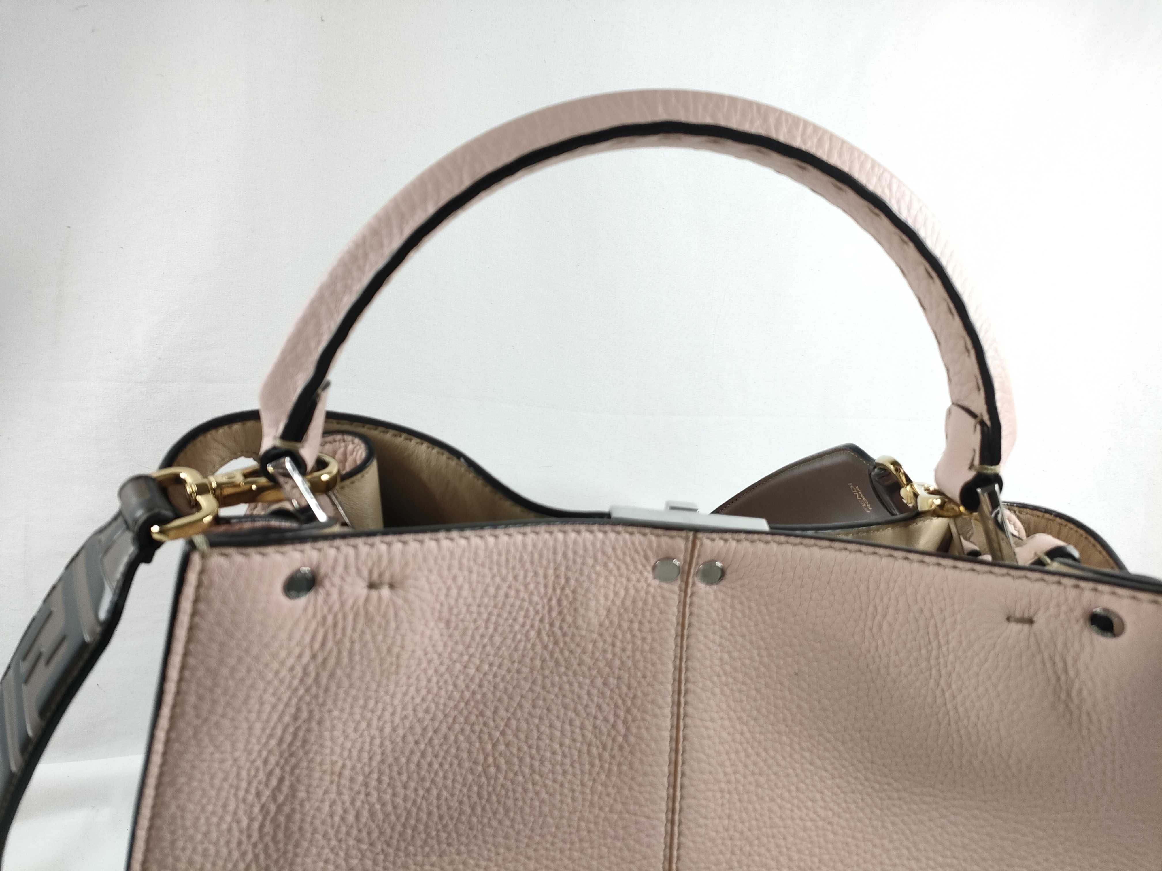 Peekaboo X-Lite Leather 2-Way Handbag, Pink, 8BN310 (Handbag) — view 6