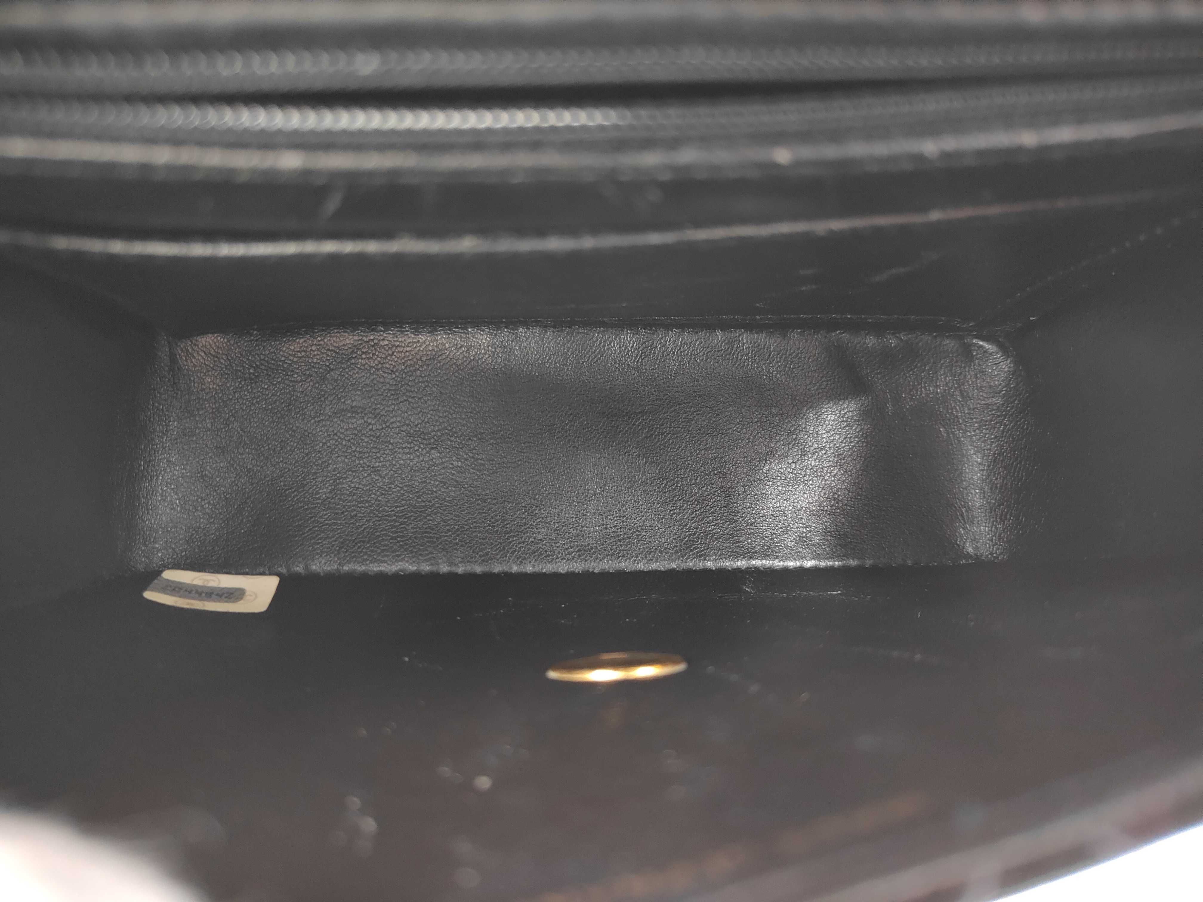 Mini Matelassé Patent Leather Chain Shoulder Bag (Series 2) — view 9