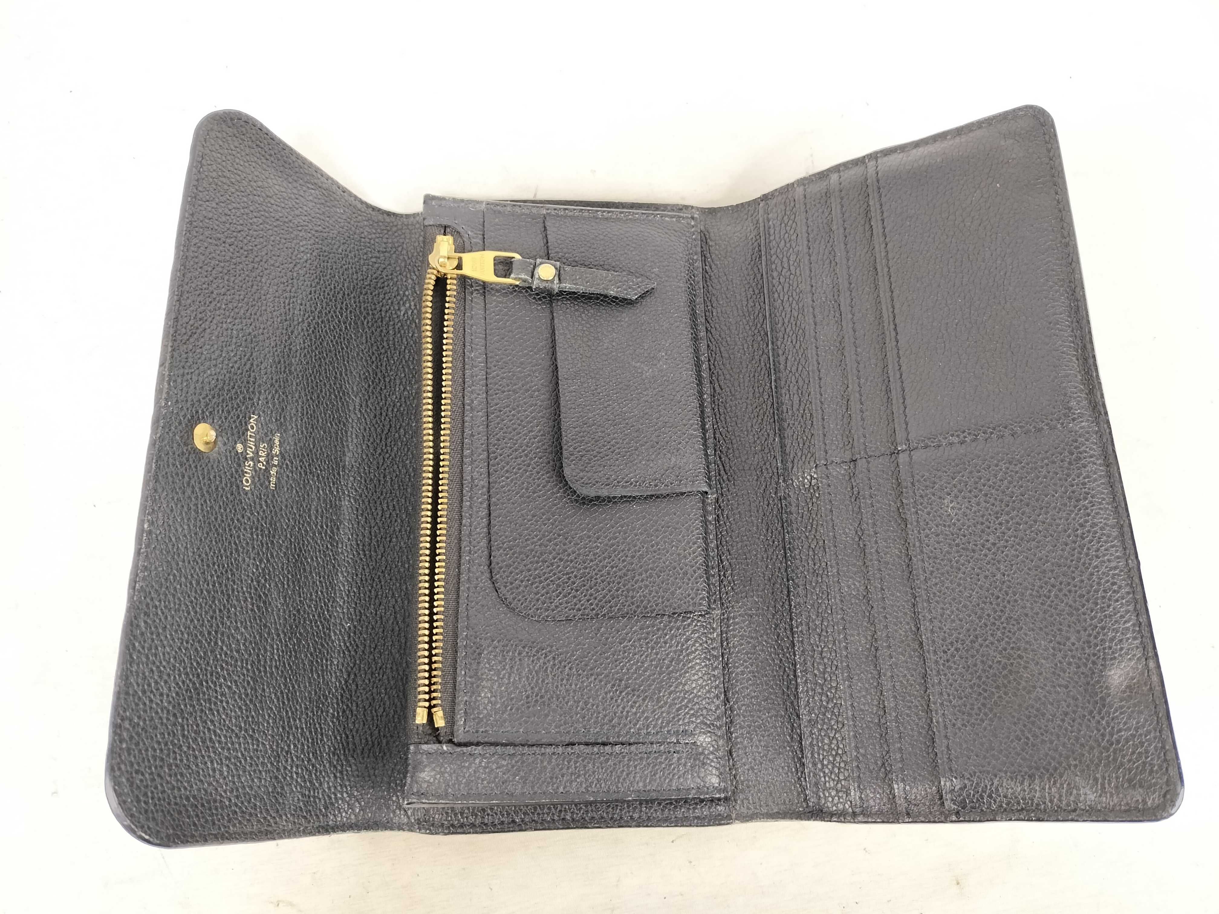 Monogram Empreinte Louis Vuitton Empreinte Leather Long Wallet — view 12