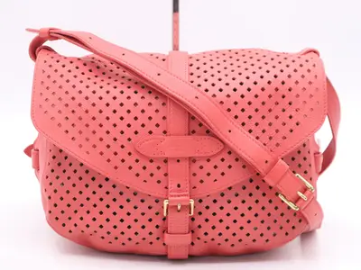 Calf leather Flore Saumur 30 Red