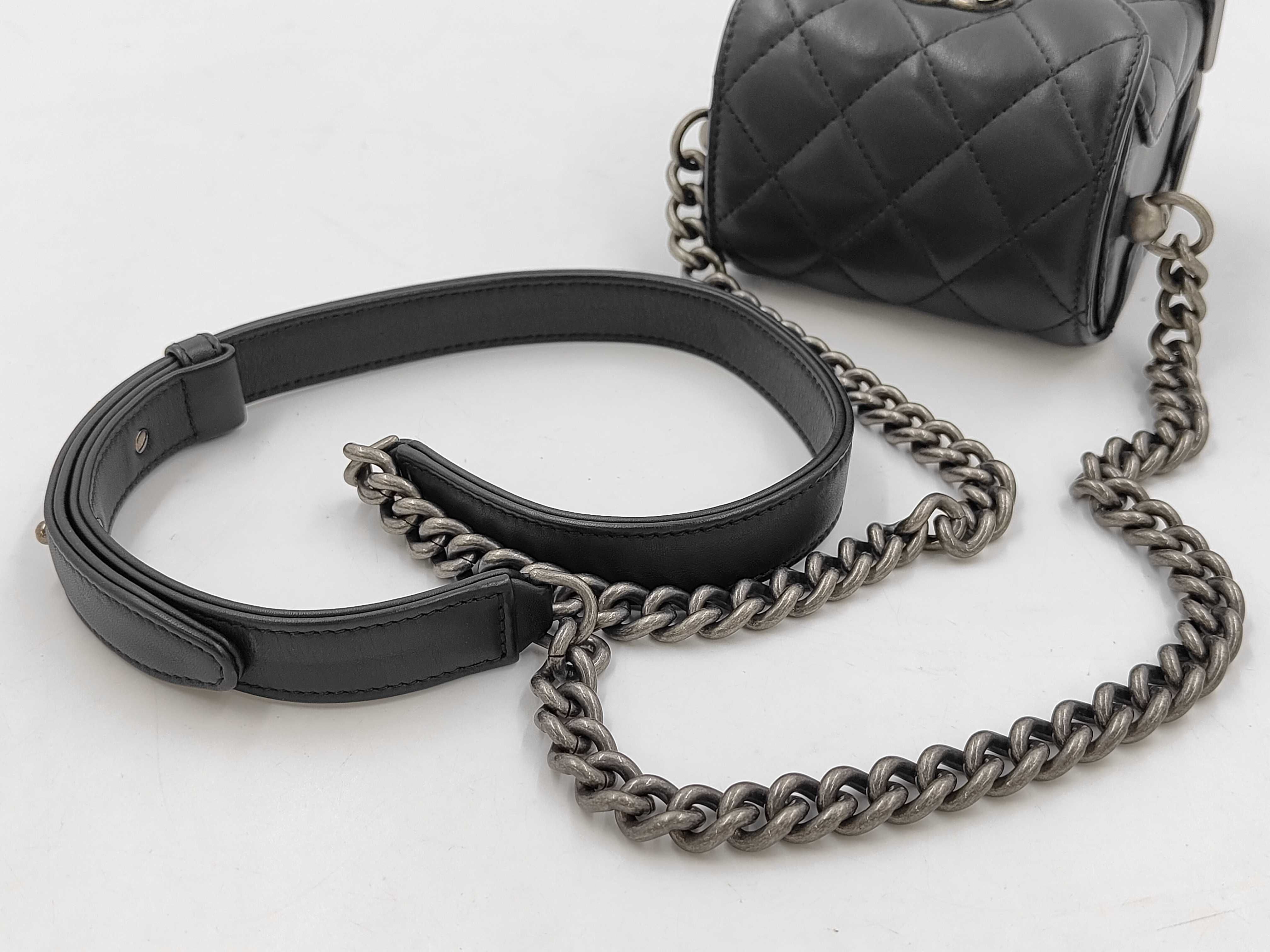 Black x Silver Vanity Bag — view 3
