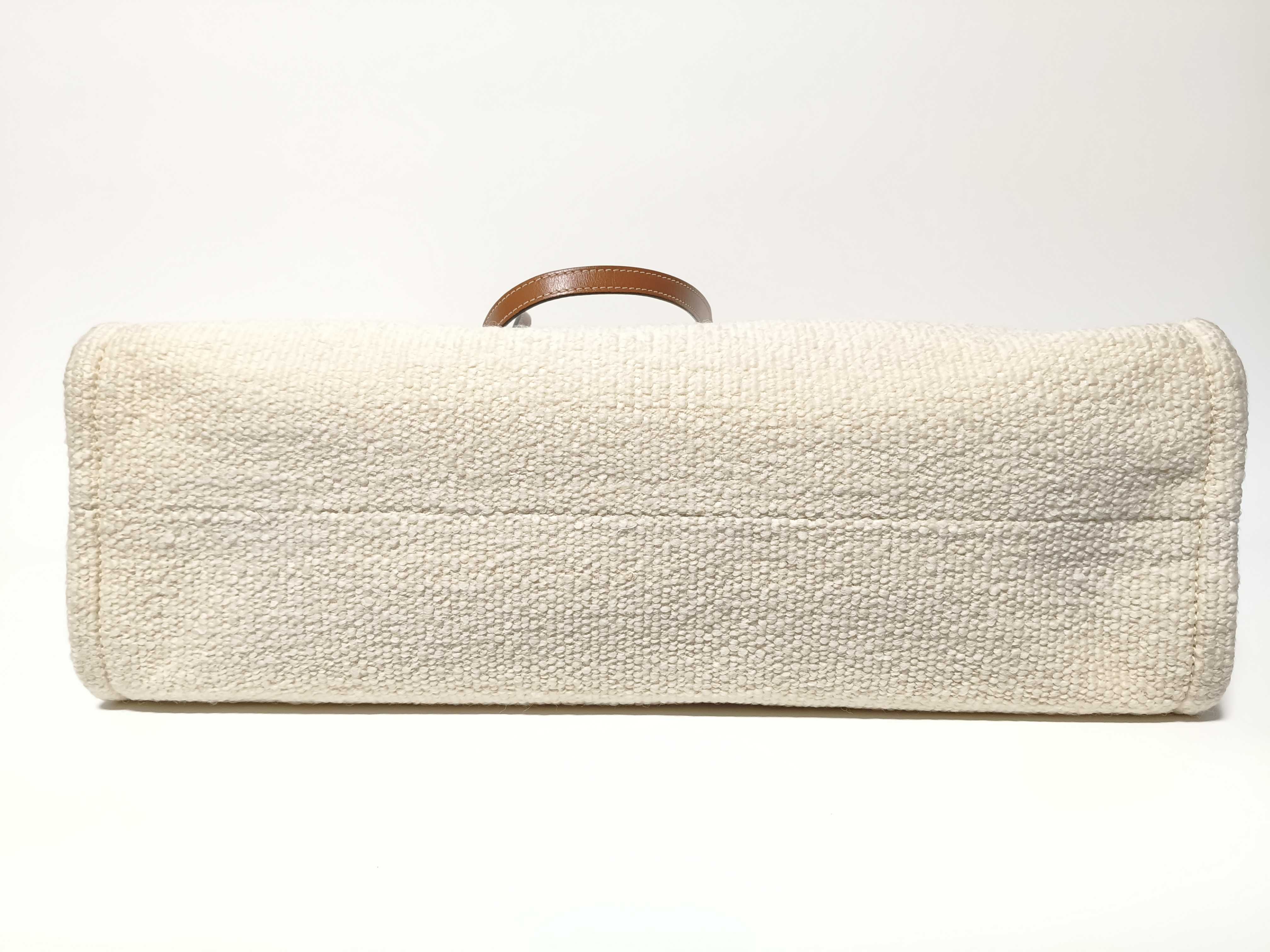 Horizontal Hippo Pile Off-White x Yellow Tote Bag — view 7