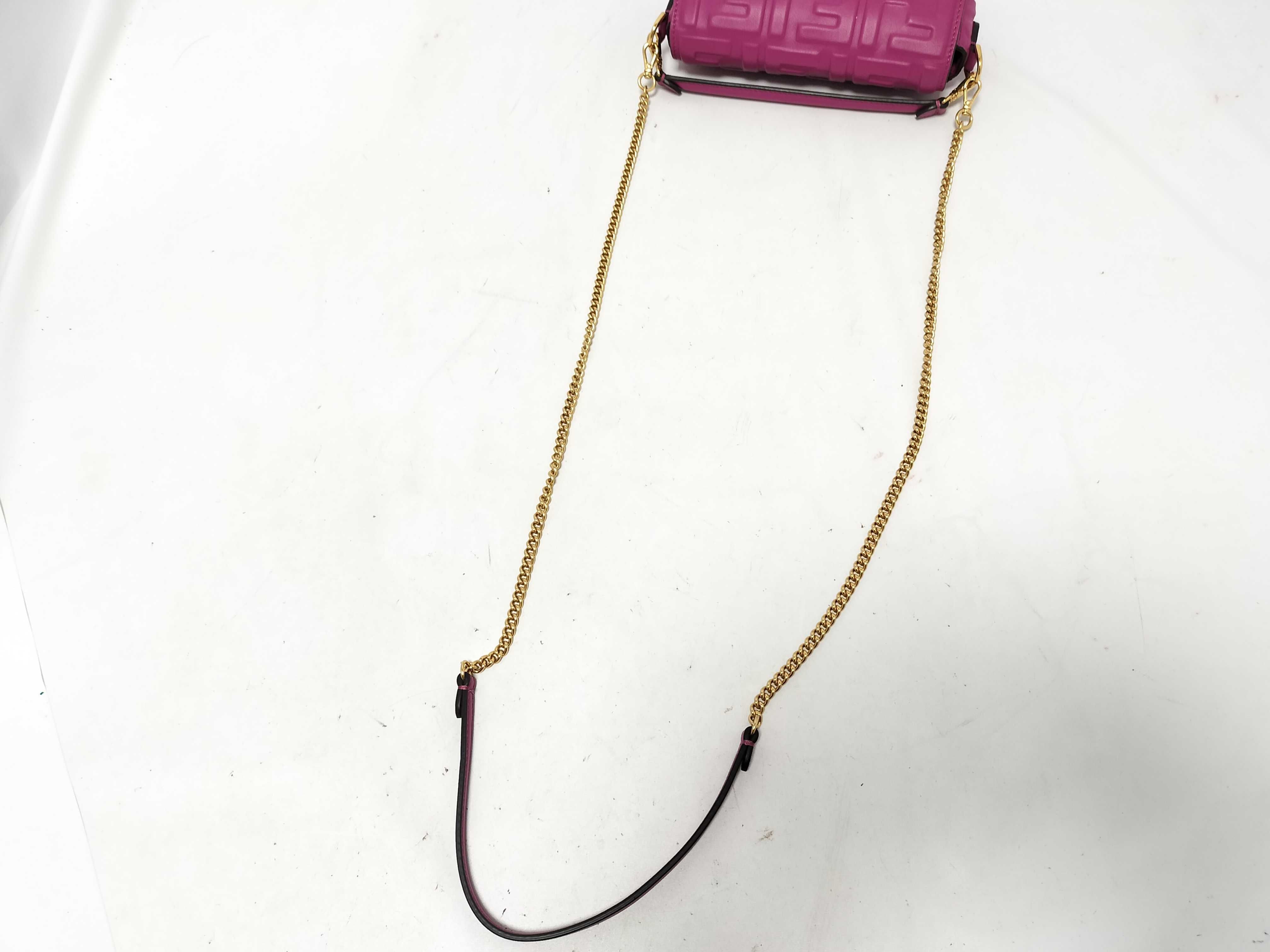 Zucca Pattern Mini Bucket Leather 2-Way Shoulder Bag Pink 8BS017 Shoulder Bag — view 3