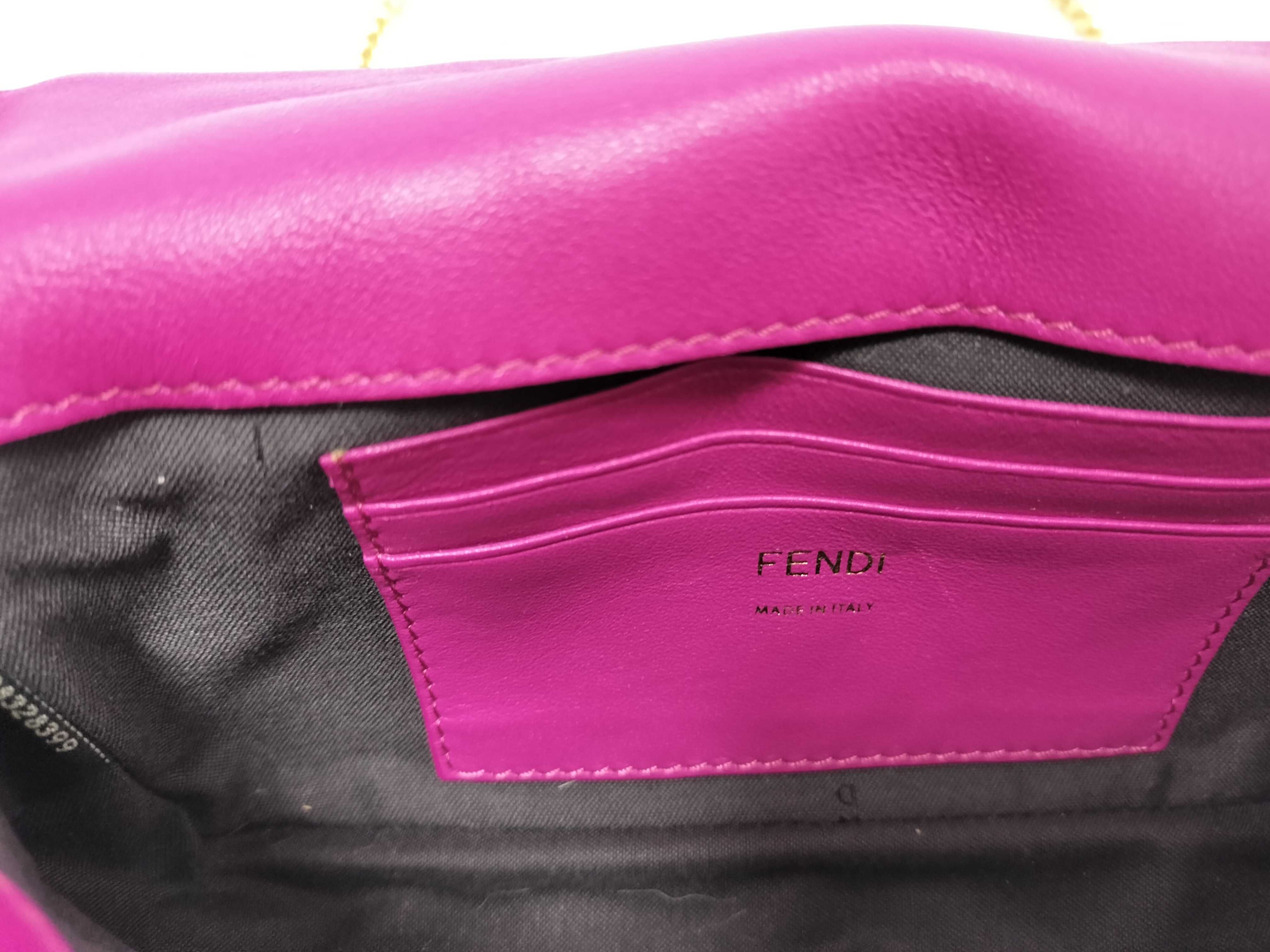 Zucca Pattern Mini Bucket Leather 2-Way Shoulder Bag Pink 8BS017 Shoulder Bag — view 9