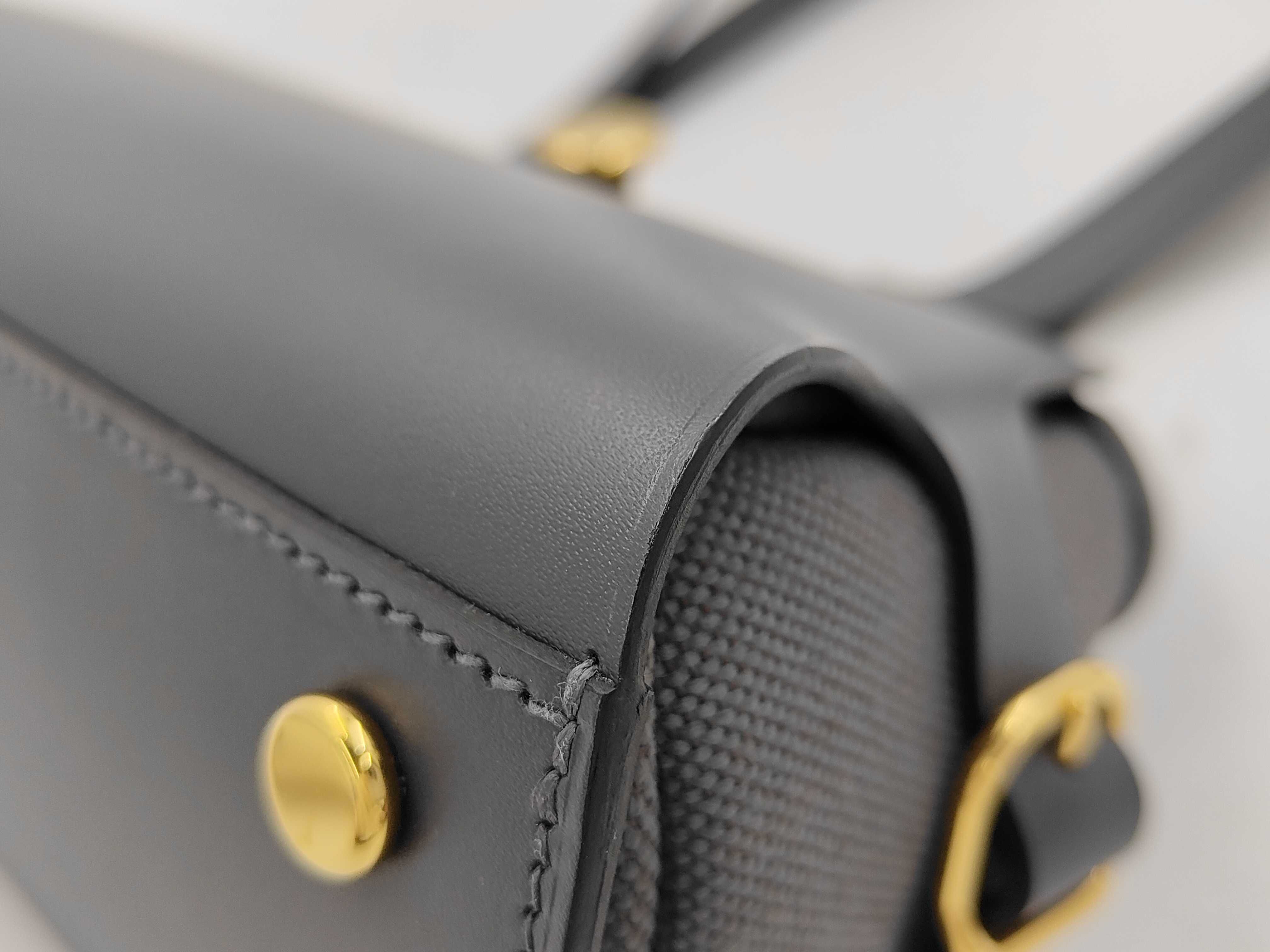 BAG TABLIER SELLIER SWIFT MILITIARE ARDOISE STAMP K Handbag — view 6