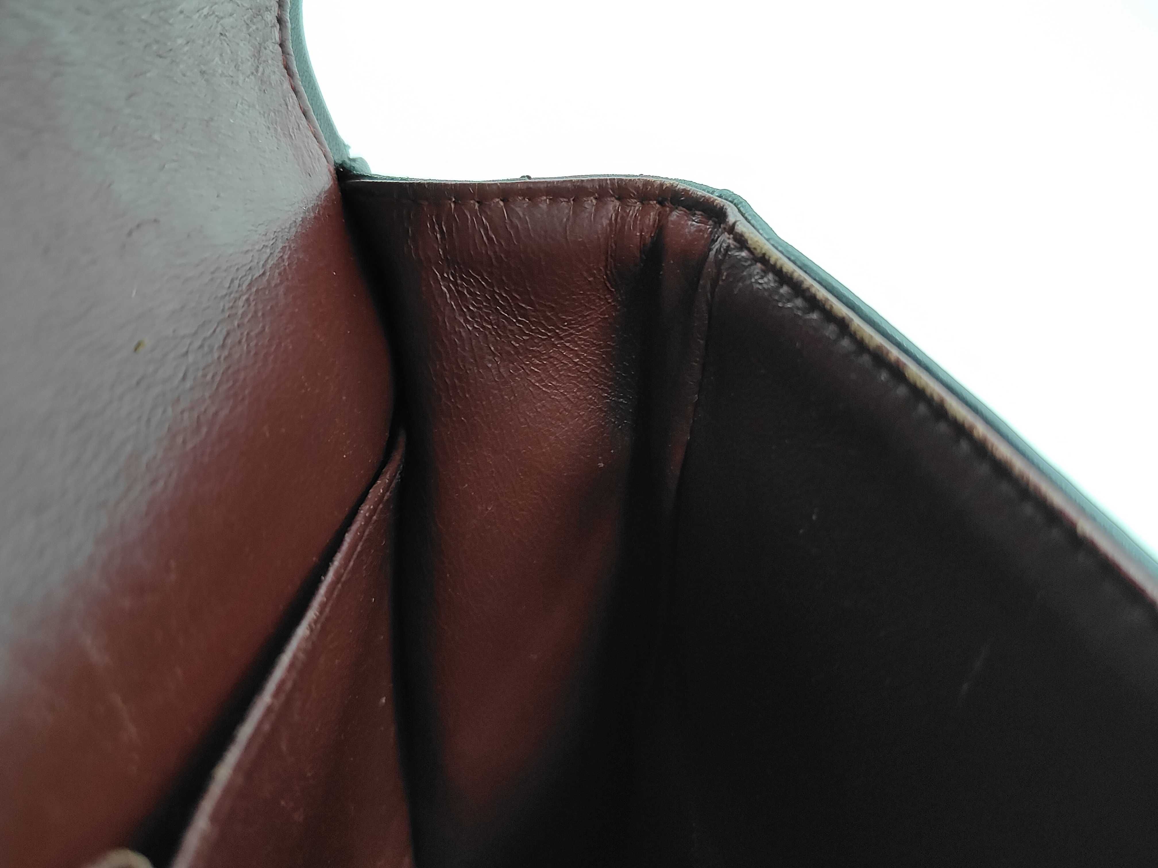 Matelassé 25 Lambskin Double Flap Double Chain Bag, Black with Gold Hardware, Series 1, A01112, Shoulder Bag — view 12