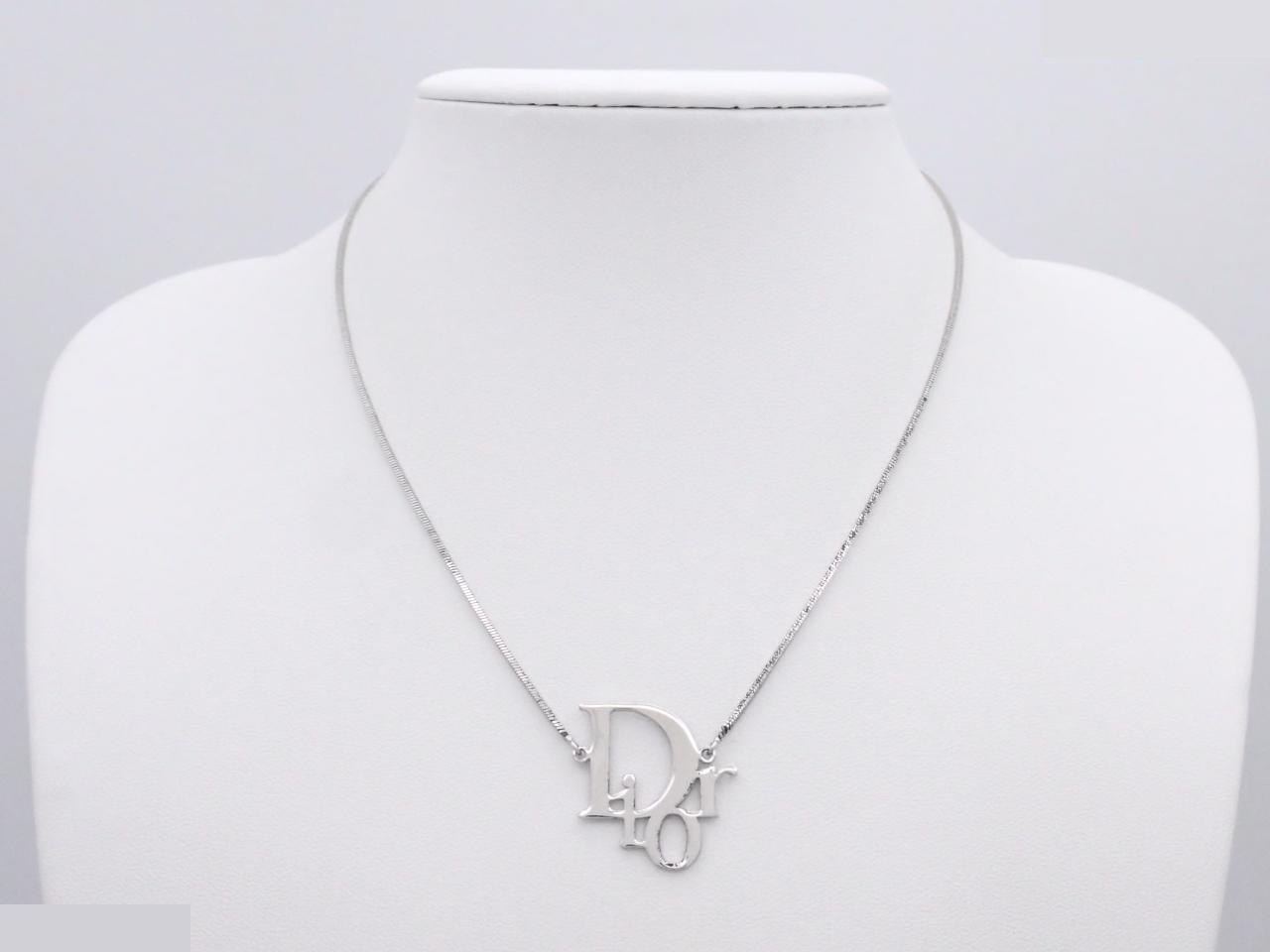 necklace, silver, logo, chain approximately 40cm — view 3