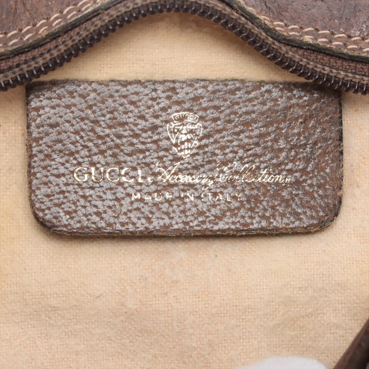 GG Supreme PVC x Leather Shoulder Bag Beige — view 8