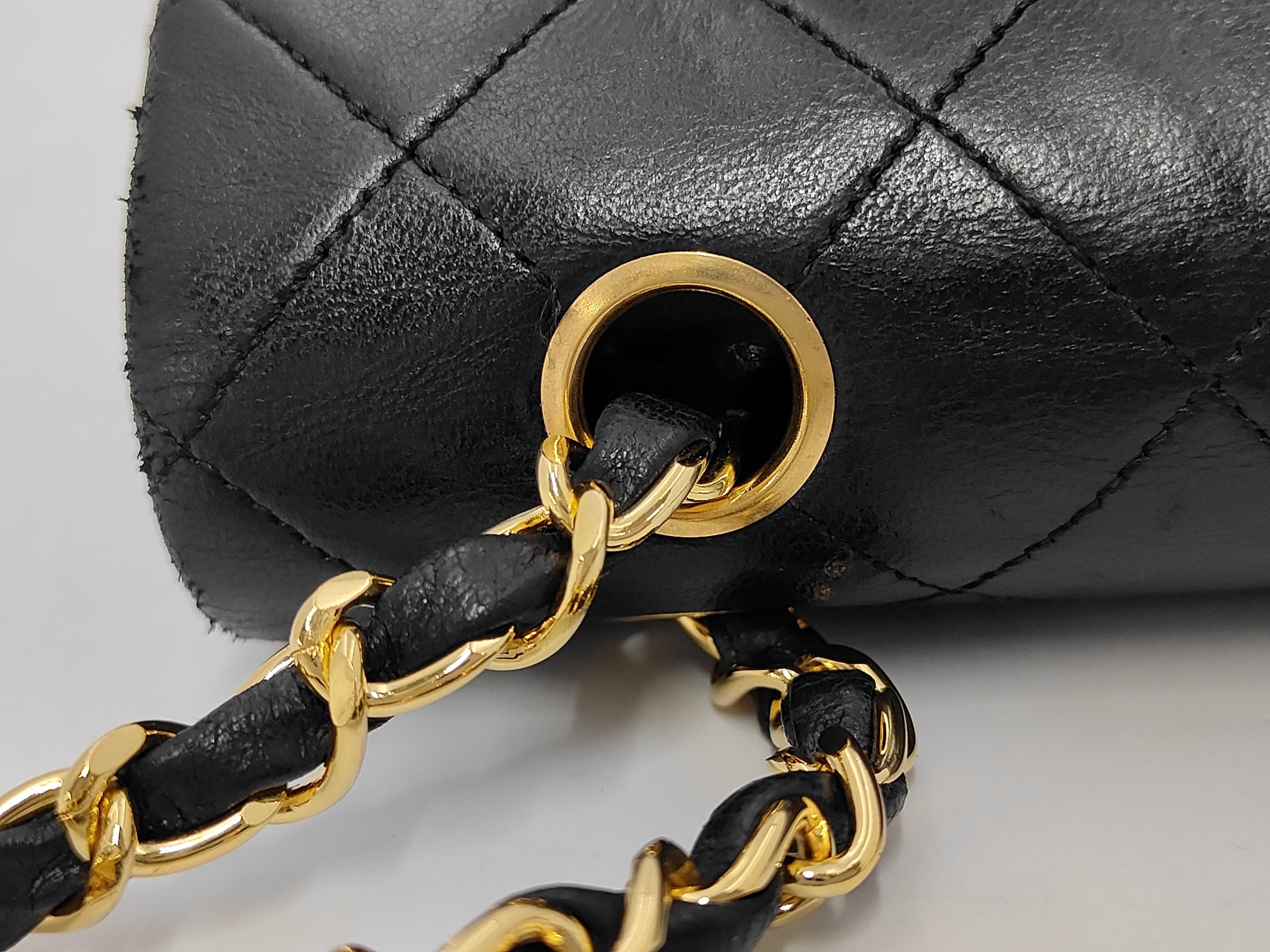 Matelassé 25 Double Flap Double Chain Lambskin Shoulder Bag — view 12